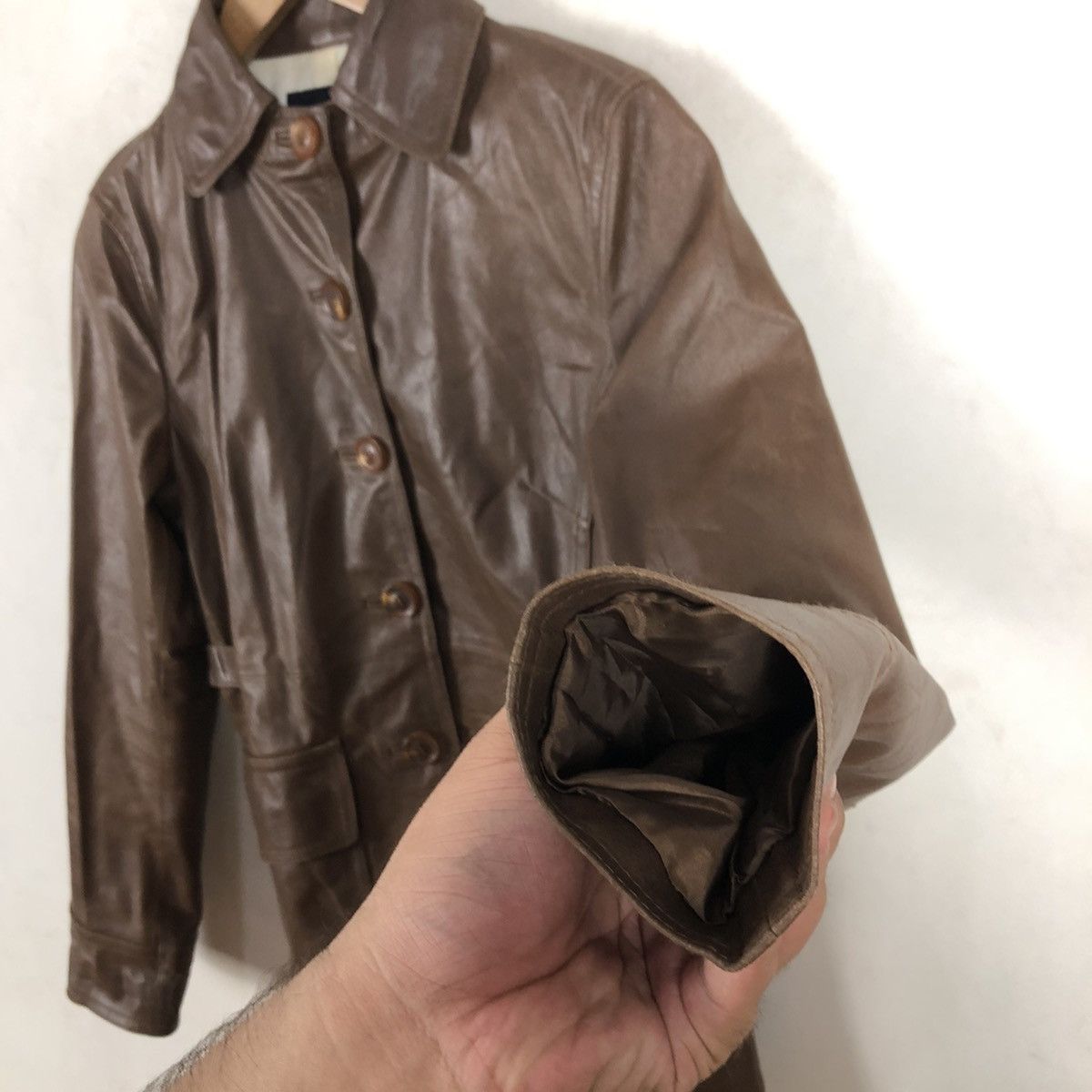 Japanese Brand SOFT LEATHER JACKET MACHPEE TOMORROWLAND Size US M / EU 48-50 / 2 - 7 Thumbnail