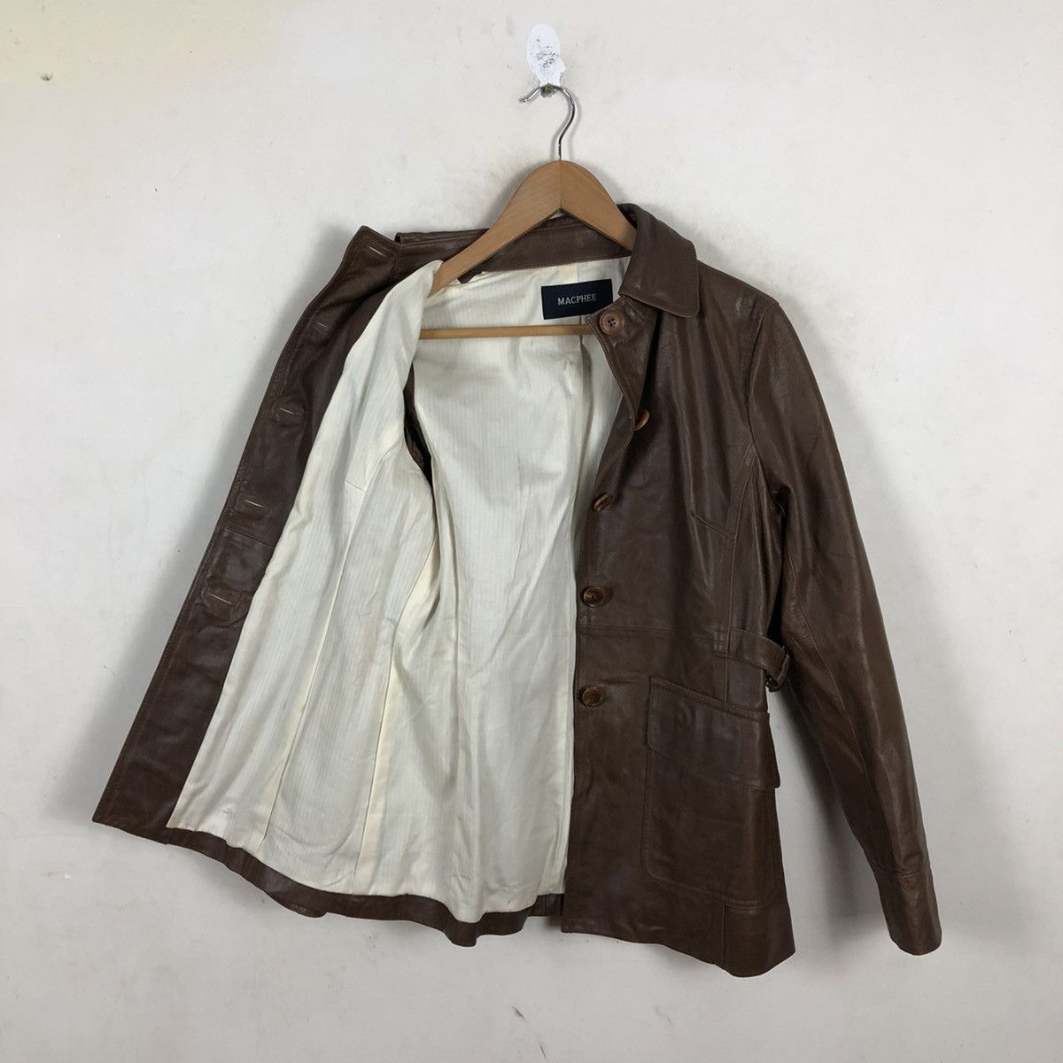 Japanese Brand SOFT LEATHER JACKET MACHPEE TOMORROWLAND Size US M / EU 48-50 / 2 - 9 Thumbnail