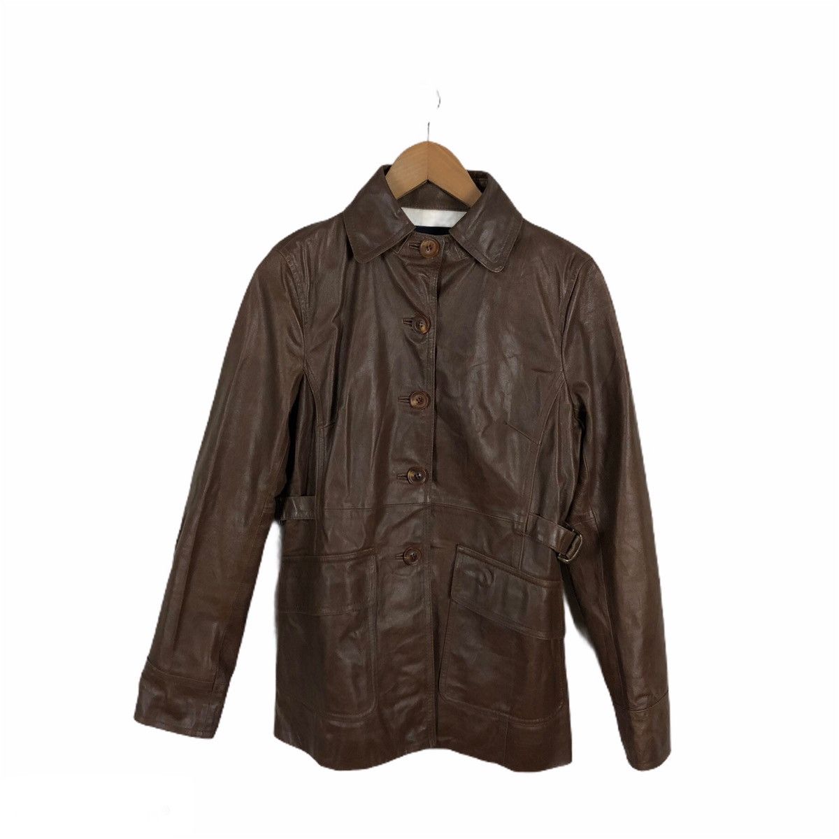 Japanese Brand SOFT LEATHER JACKET MACHPEE TOMORROWLAND Size US M / EU 48-50 / 2 - 1 Thumbnail