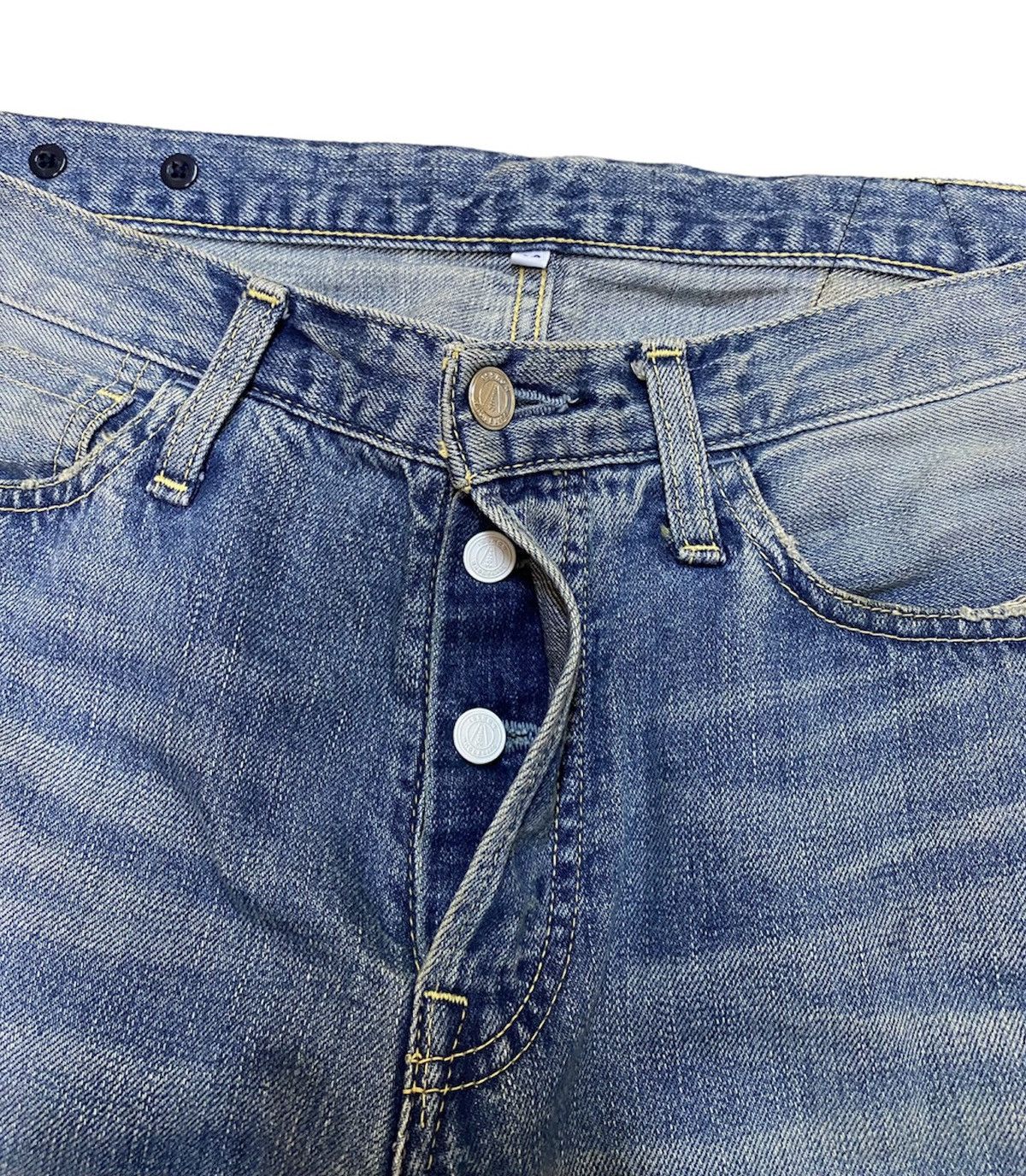 Issey Miyake IS SHOW DISTRES DENIME STYLE Size US 32 / EU 48 - 5 Thumbnail