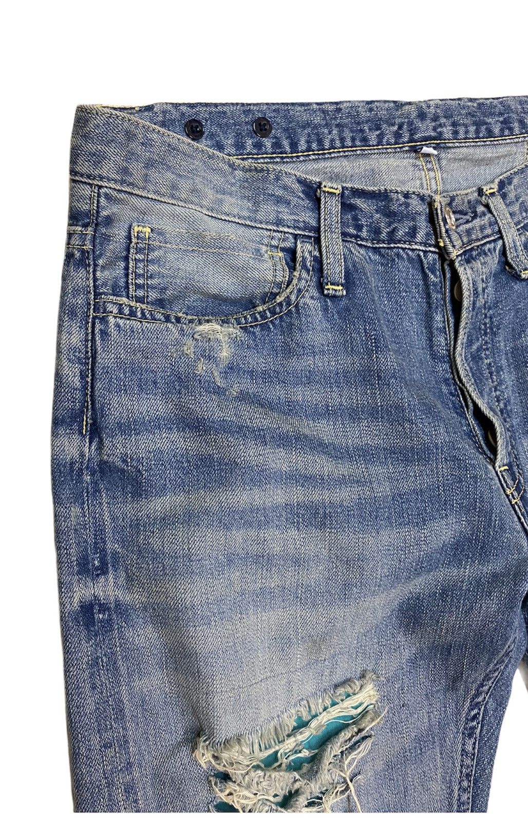 Issey Miyake IS SHOW DISTRES DENIME STYLE Size US 32 / EU 48 - 7 Thumbnail