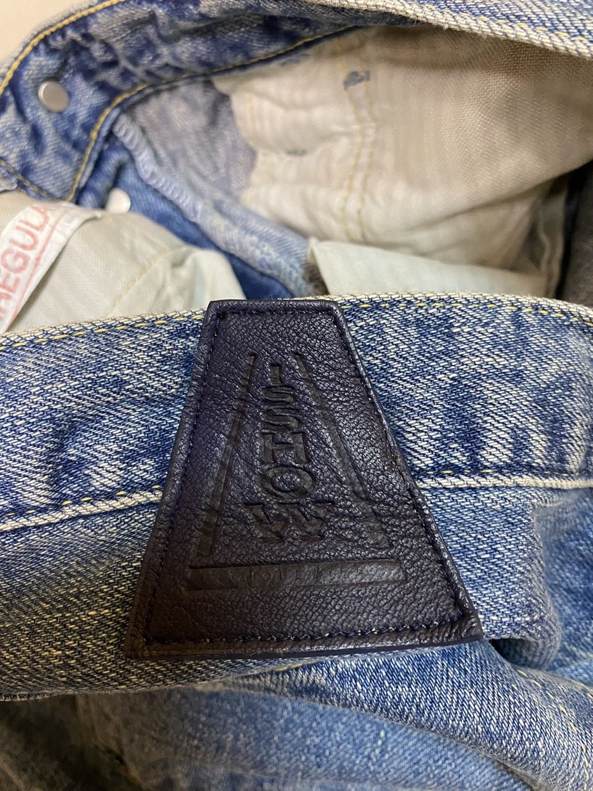 Issey Miyake IS SHOW DISTRES DENIME STYLE Size US 32 / EU 48 - 16 Thumbnail