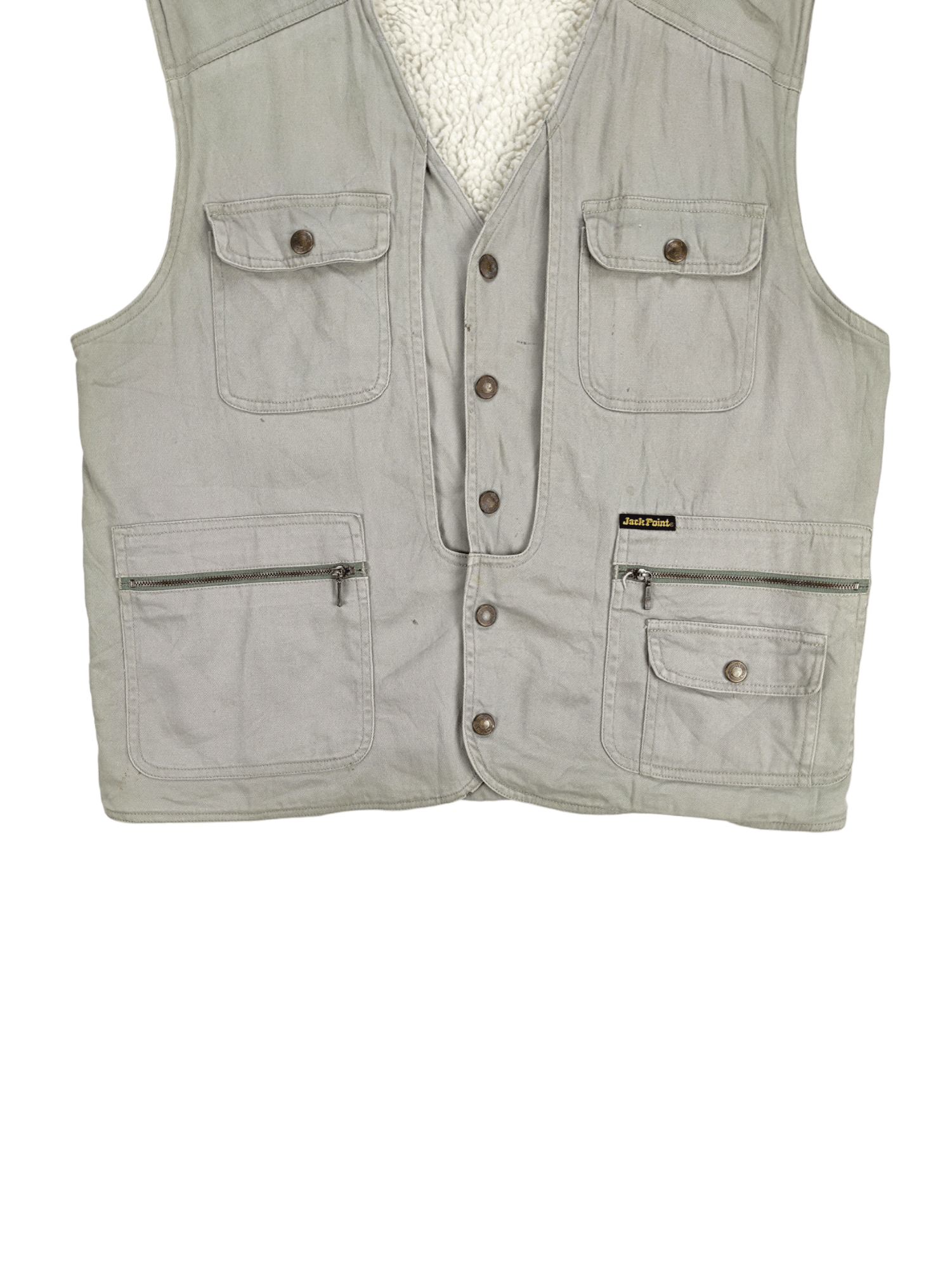 Japanese Brand Steals🔥Vintage Vest Sherpa Inner by Jack Point Size US M / EU 48-50 / 2 - 10 Thumbnail