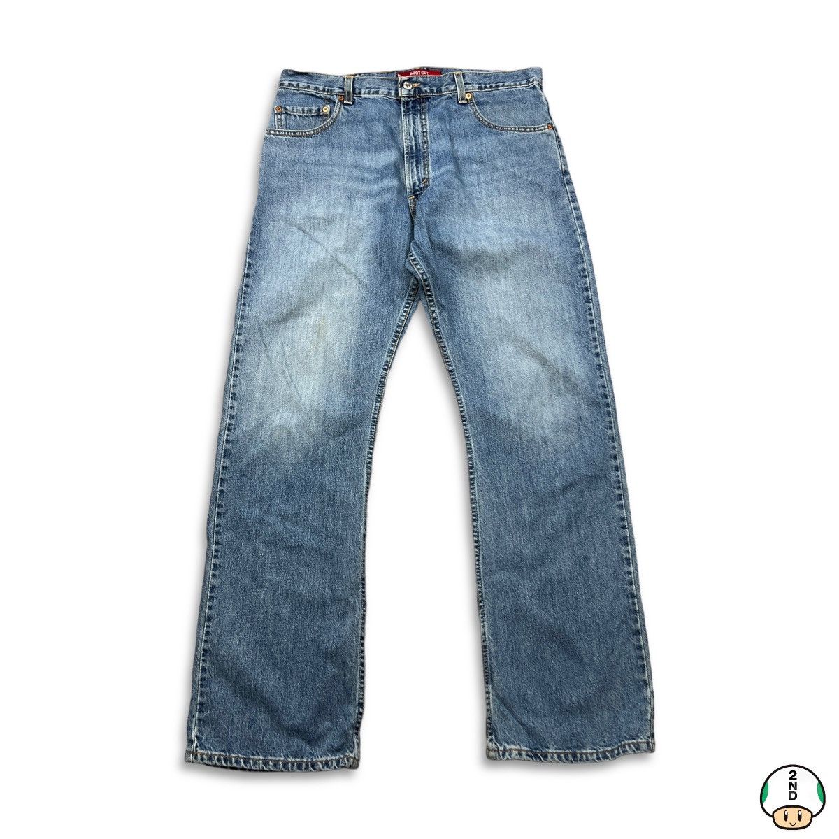 Vintage Levi’s 517 Boot Cut Jeans 36x32 Red Tab Y2K Denim