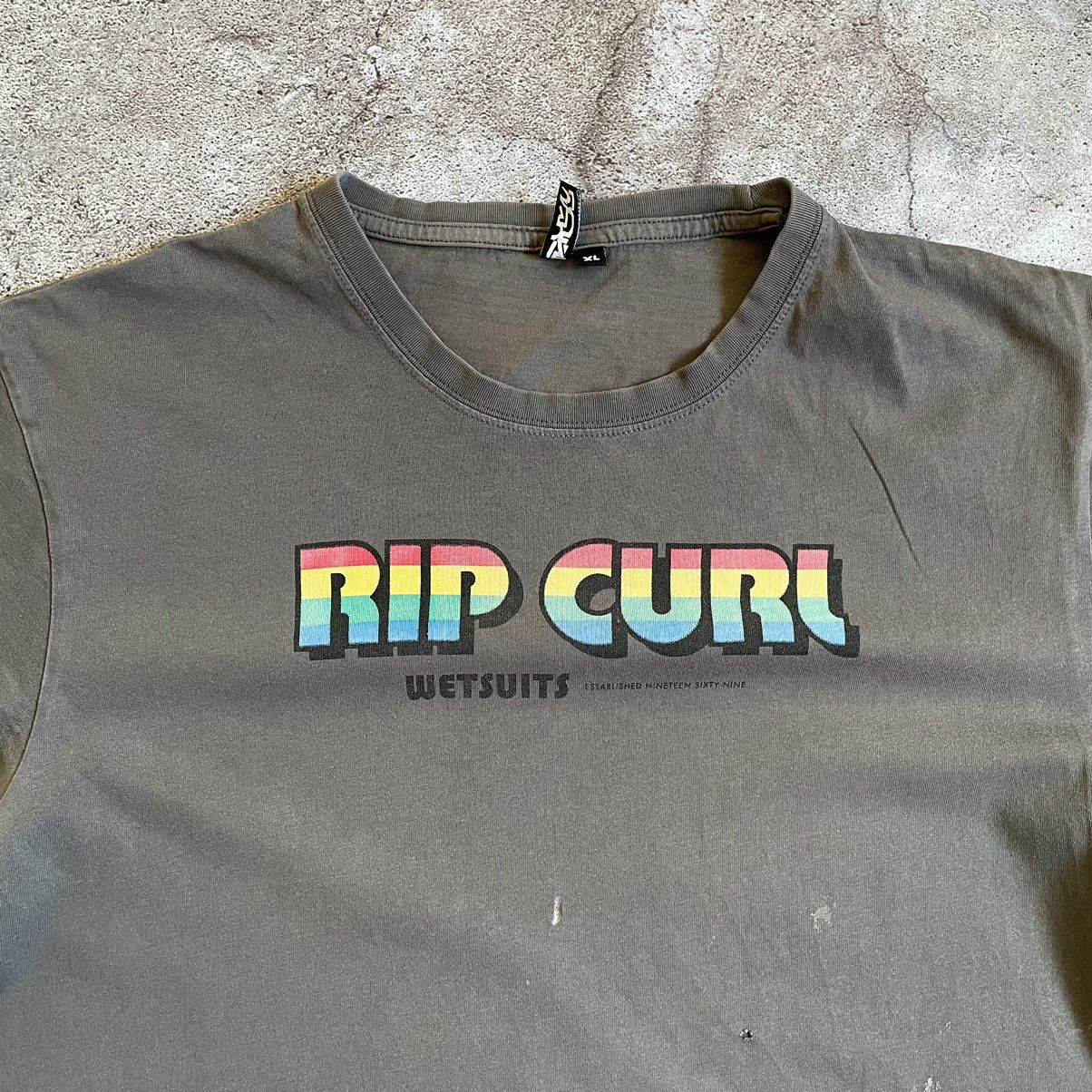 Japanese Brand × Rip Curl Vintage T-shirts Rip Curl Wetsuit Tee 90s Logo Y2K USA Size US XL / EU 56 / 4 - 6 Thumbnail