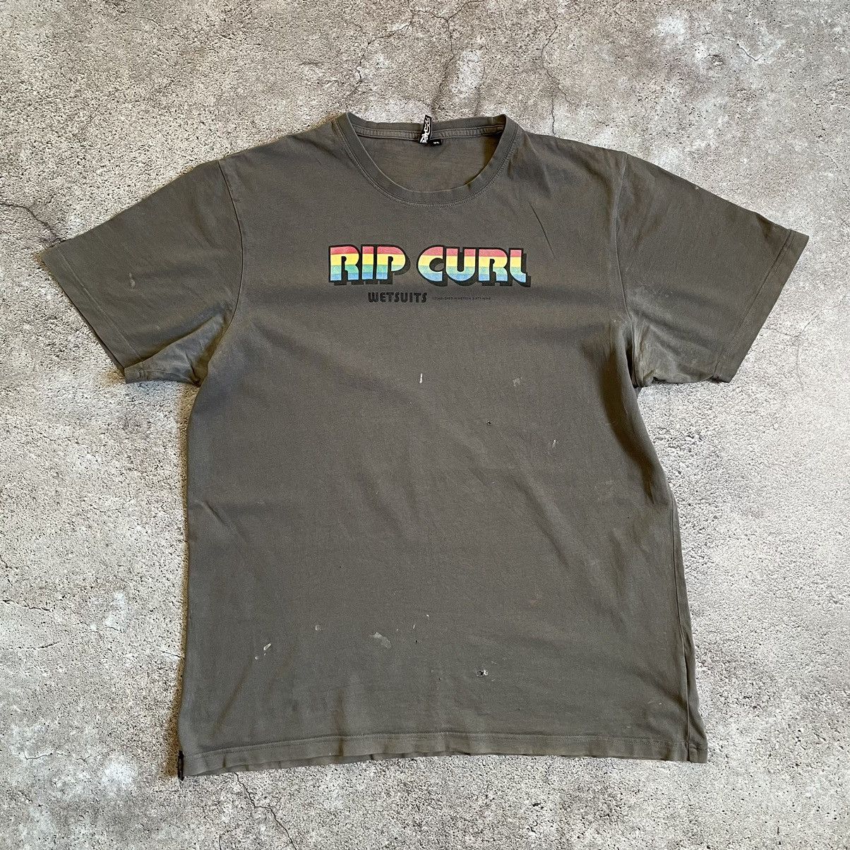 Japanese Brand × Rip Curl Vintage T-shirts Rip Curl Wetsuit Tee 90s Logo Y2K USA Size US XL / EU 56 / 4 - 1 Thumbnail
