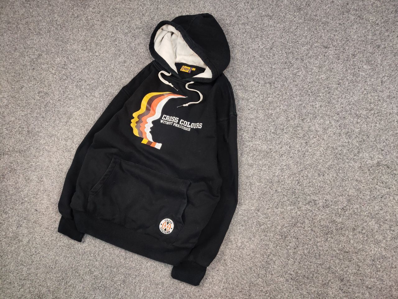 Cross Colours Vintage 90’s Cross Colours Without Prejudice Hip Hop Hoodie Size US L / EU 52-54 / 3 - 2 Thumbnail