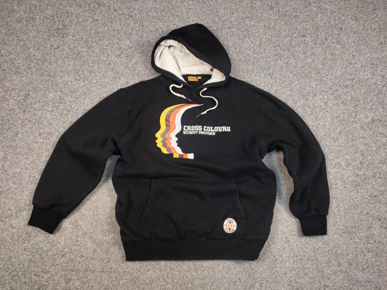 Cross Colours Vintage 90’s Cross Colours Without Prejudice Hip Hop Hoodie Size US L / EU 52-54 / 3 - 15 Thumbnail