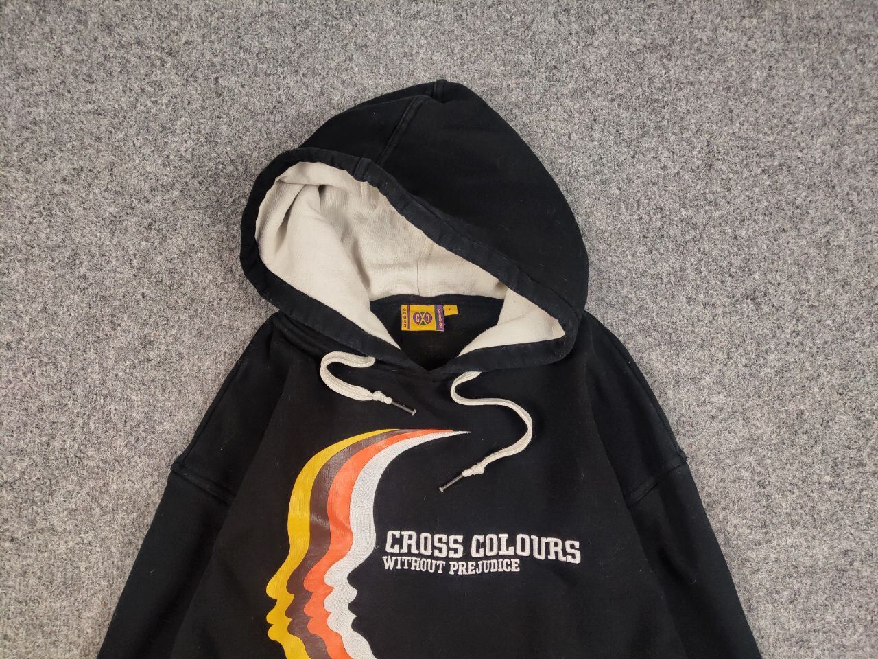 Cross Colours Vintage 90’s Cross Colours Without Prejudice Hip Hop Hoodie Size US L / EU 52-54 / 3 - 7 Thumbnail