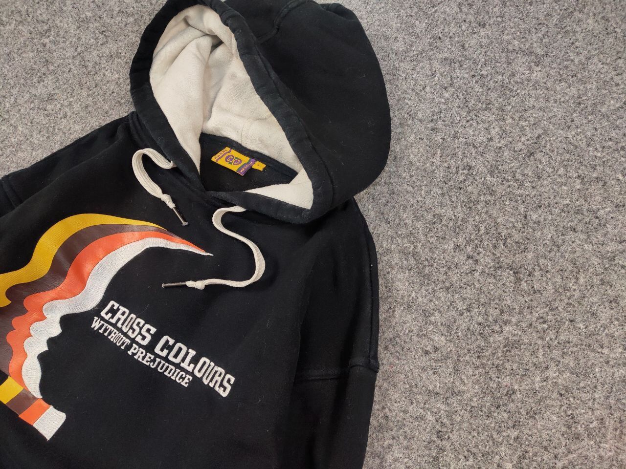 Cross Colours Vintage 90’s Cross Colours Without Prejudice Hip Hop Hoodie Size US L / EU 52-54 / 3 - 3 Thumbnail