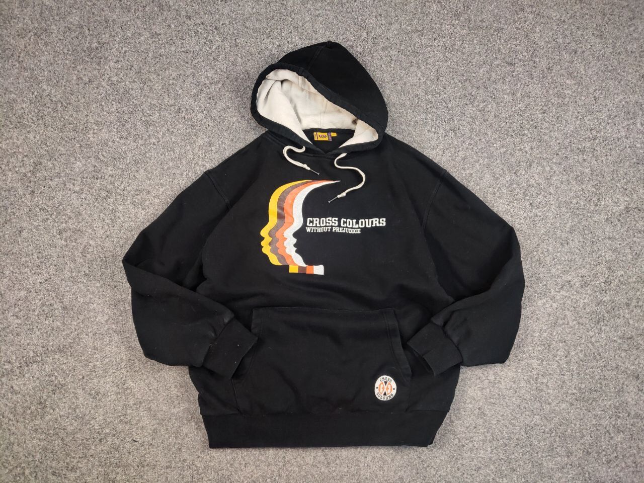 Cross Colours Vintage 90’s Cross Colours Without Prejudice Hip Hop Hoodie Size US L / EU 52-54 / 3 - 13 Thumbnail