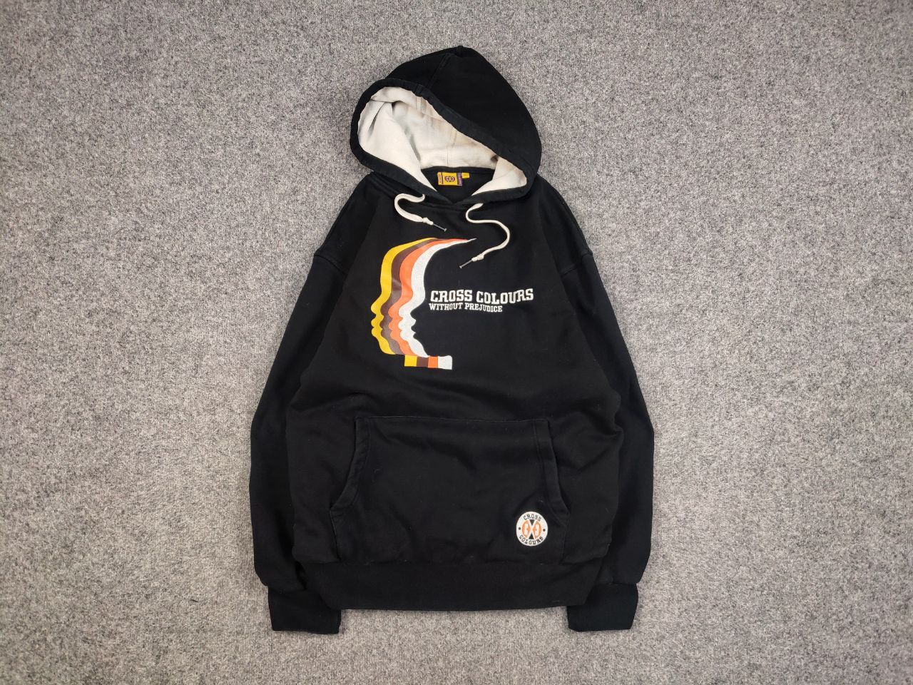 Cross Colours Vintage 90’s Cross Colours Without Prejudice Hip Hop Hoodie Size US L / EU 52-54 / 3 - 1 Thumbnail