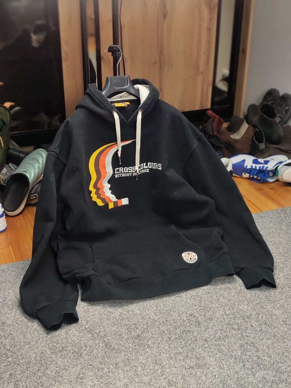 Cross Colours Vintage 90’s Cross Colours Without Prejudice Hip Hop Hoodie Size US L / EU 52-54 / 3 - 22 Thumbnail