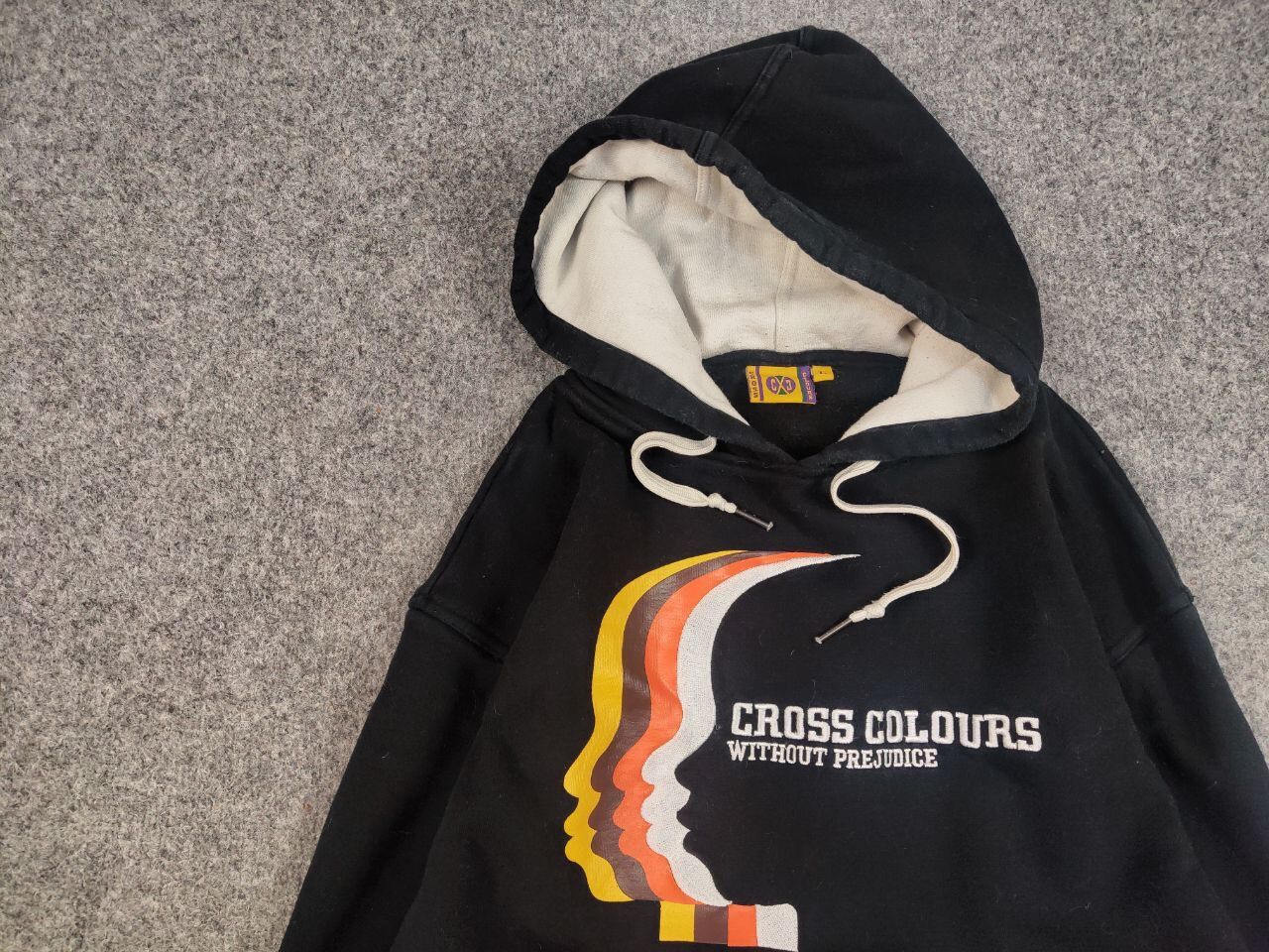 Cross Colours Vintage 90’s Cross Colours Without Prejudice Hip Hop Hoodie Size US L / EU 52-54 / 3 - 10 Thumbnail
