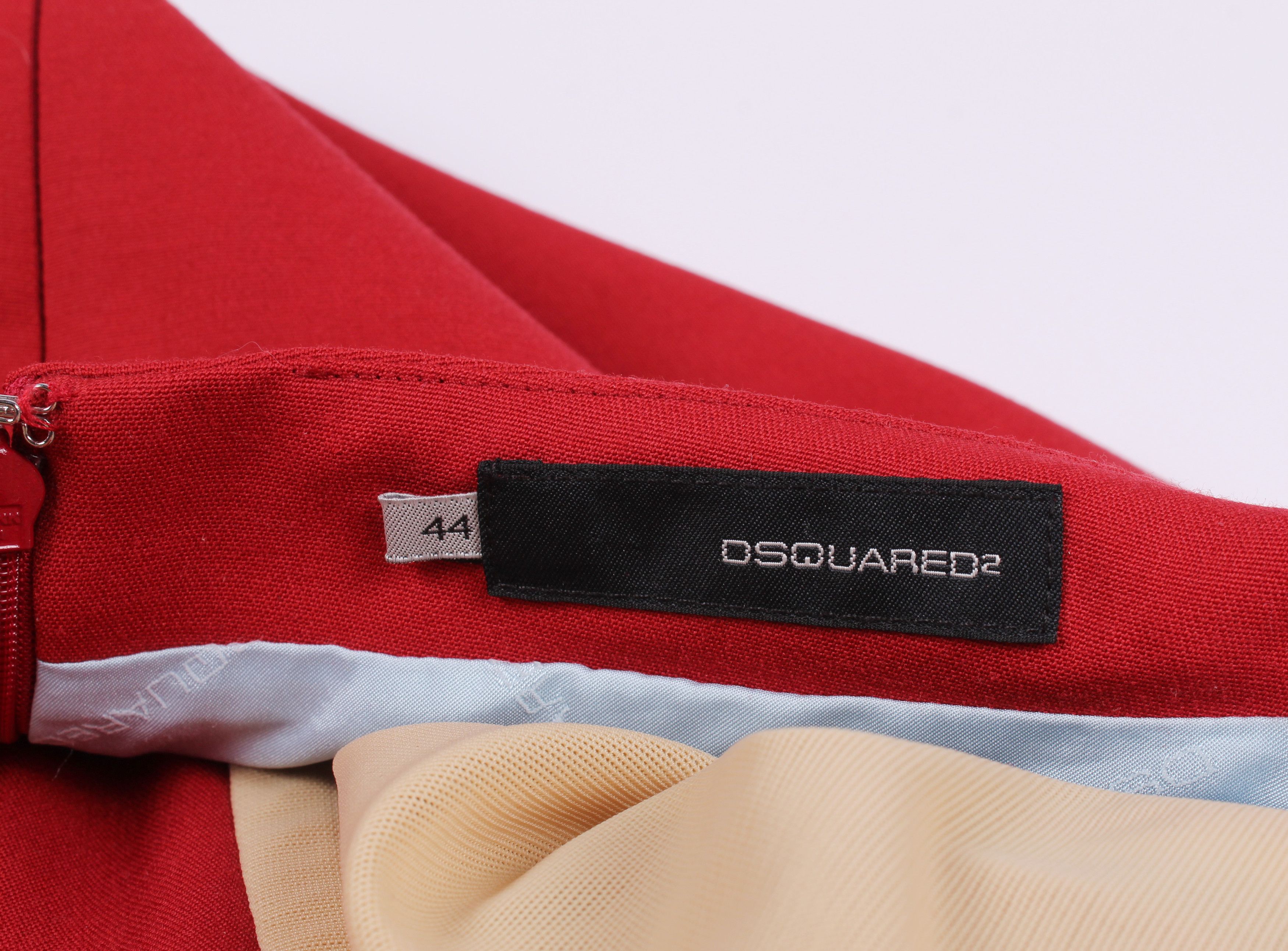 Dsquared2 Dsquared2 Wool Strapless Mini Corset Dress Size M / US 6-8 / IT 42-44 - 7 Thumbnail
