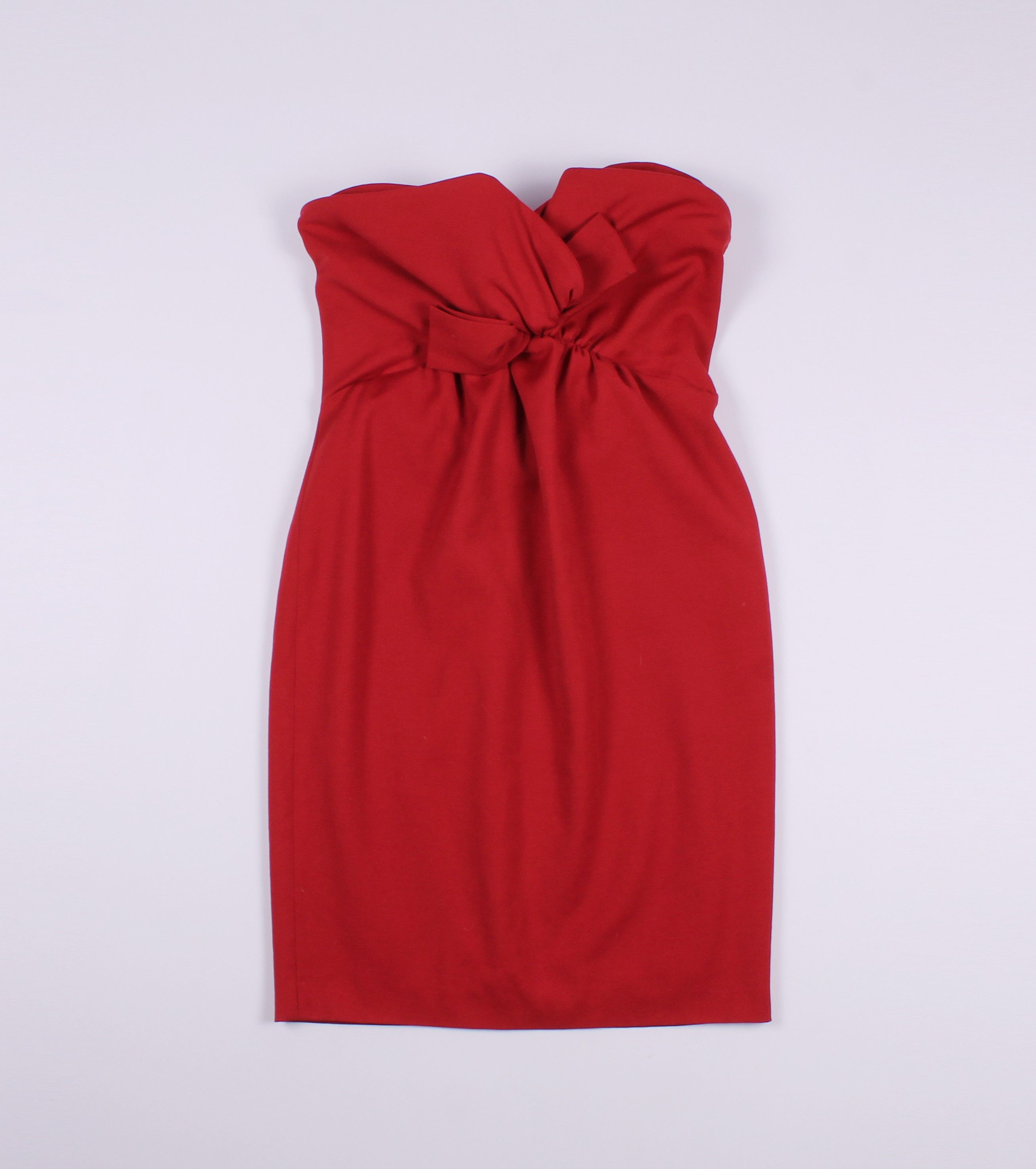 image of Dsquared2 Dsquared² Wool Strapless Mini Corset Dress, Women's (Size Medium)