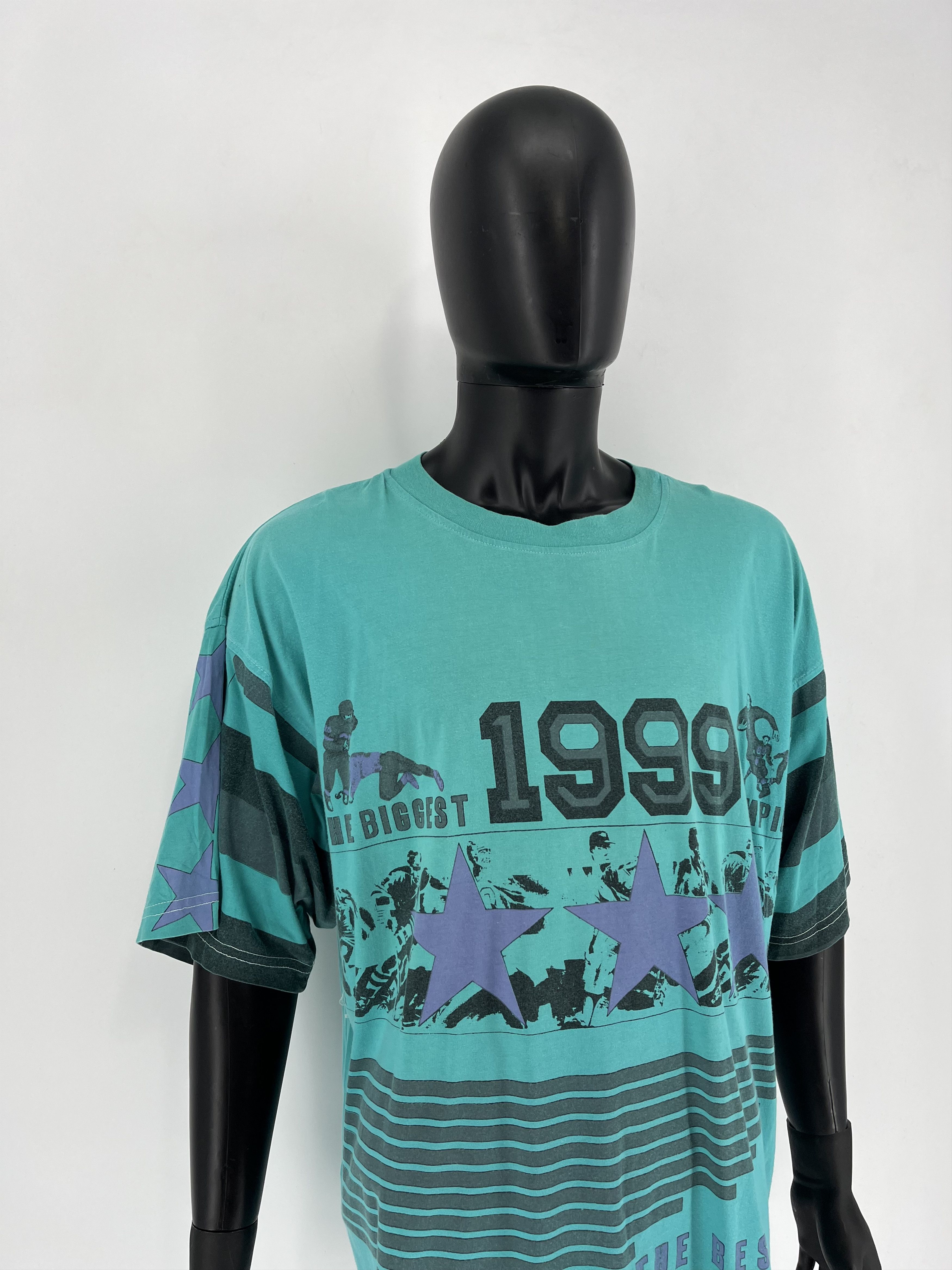 NFL × Sports Specialties × Vintage Vintage 90s NFL American Football fullprint tees Size US XL / EU 56 / 4 - 3 Thumbnail