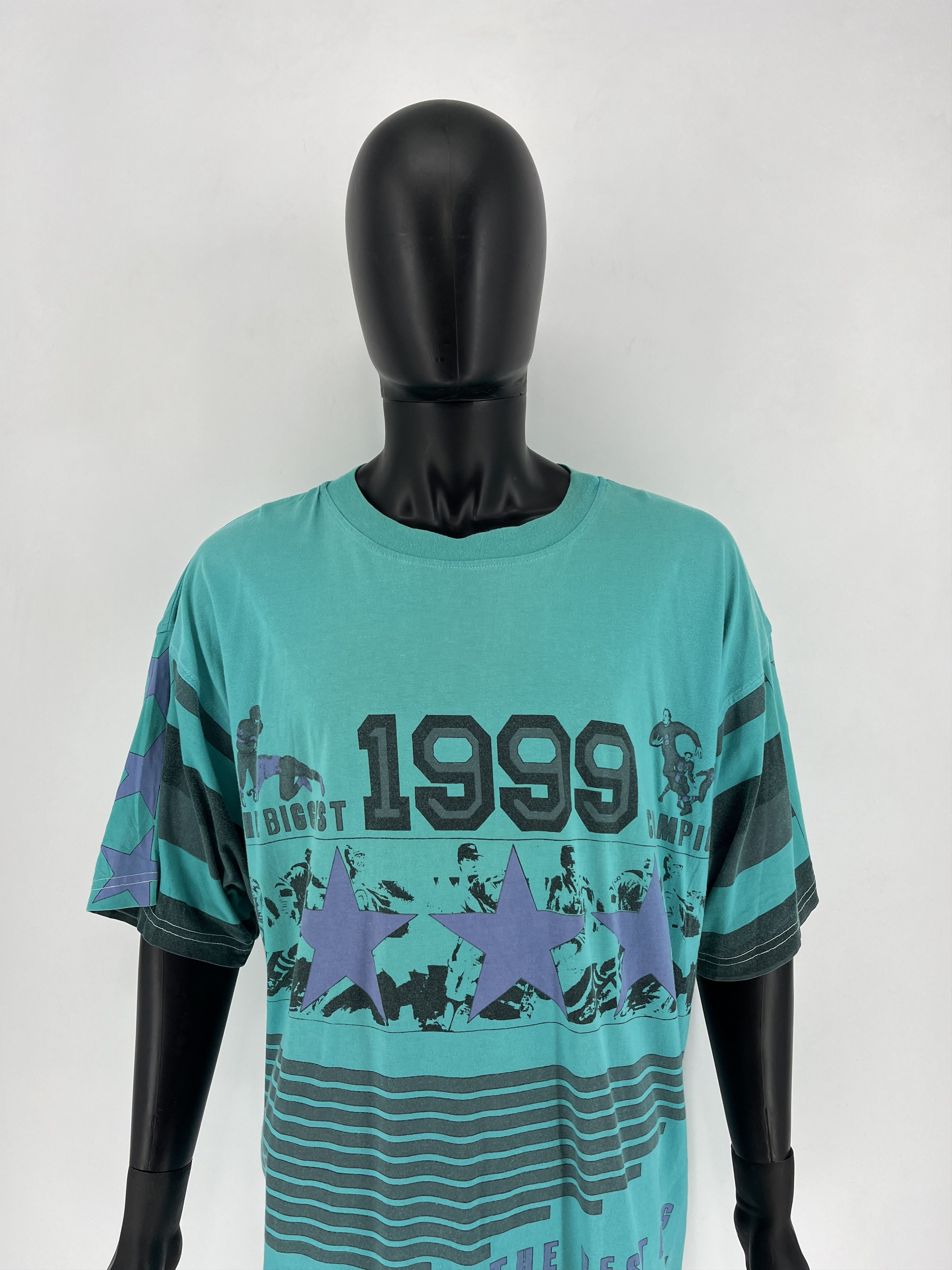 NFL × Sports Specialties × Vintage Vintage 90s NFL American Football fullprint tees Size US XL / EU 56 / 4 - 1 Thumbnail