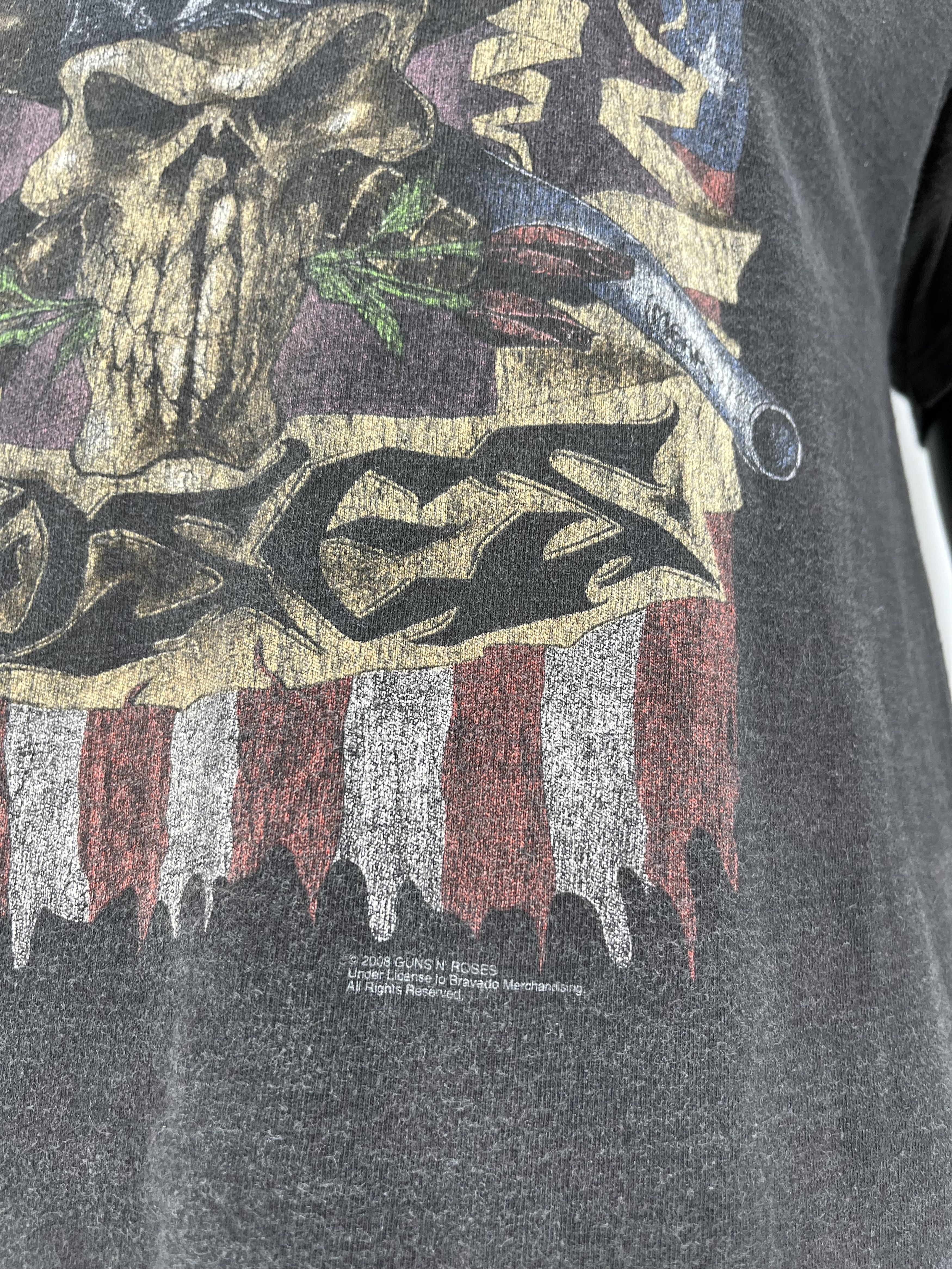 Guns N' Roses × Vintage Vintage 2008 Guns And Roses tee Band Rock Metal streetwear Size US S / EU 44-46 / 1 - 7 Thumbnail