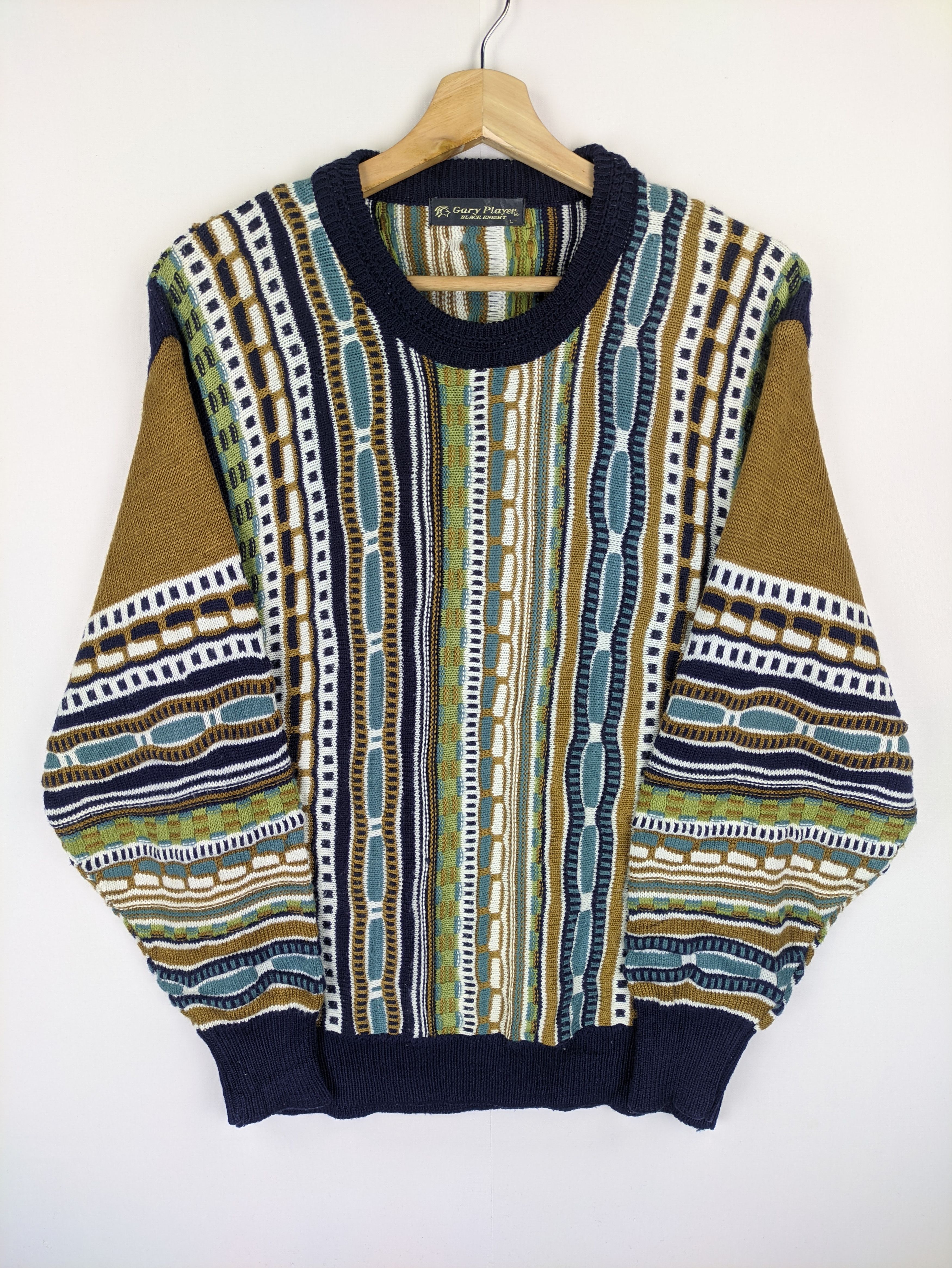 Japanese Brand Steals🔥Vintage Knit Sweater Coogi Style by Gary Player Size US M / EU 48-50 / 2 - 9 Thumbnail