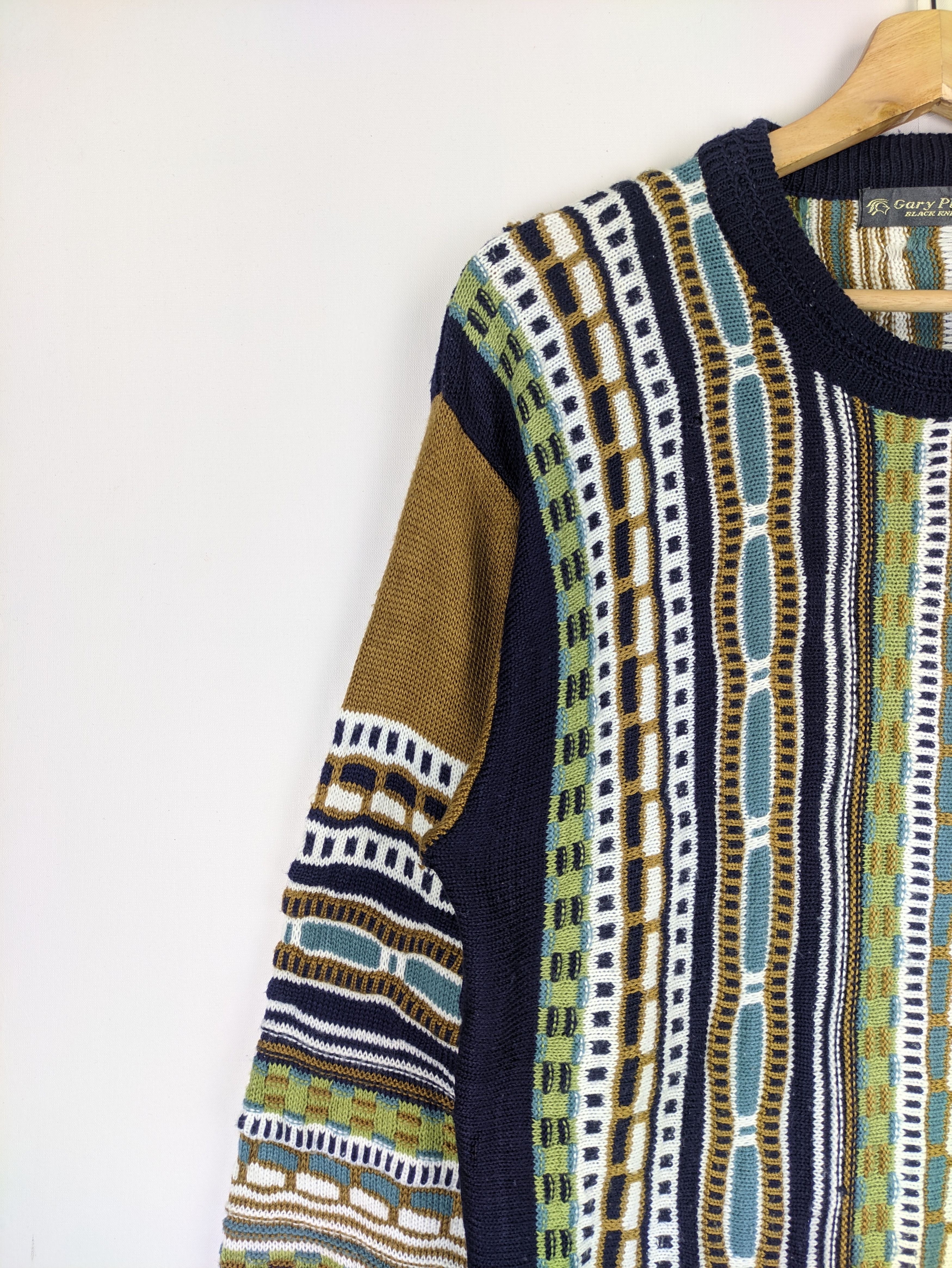 Japanese Brand Steals🔥Vintage Knit Sweater Coogi Style by Gary Player Size US M / EU 48-50 / 2 - 6 Thumbnail