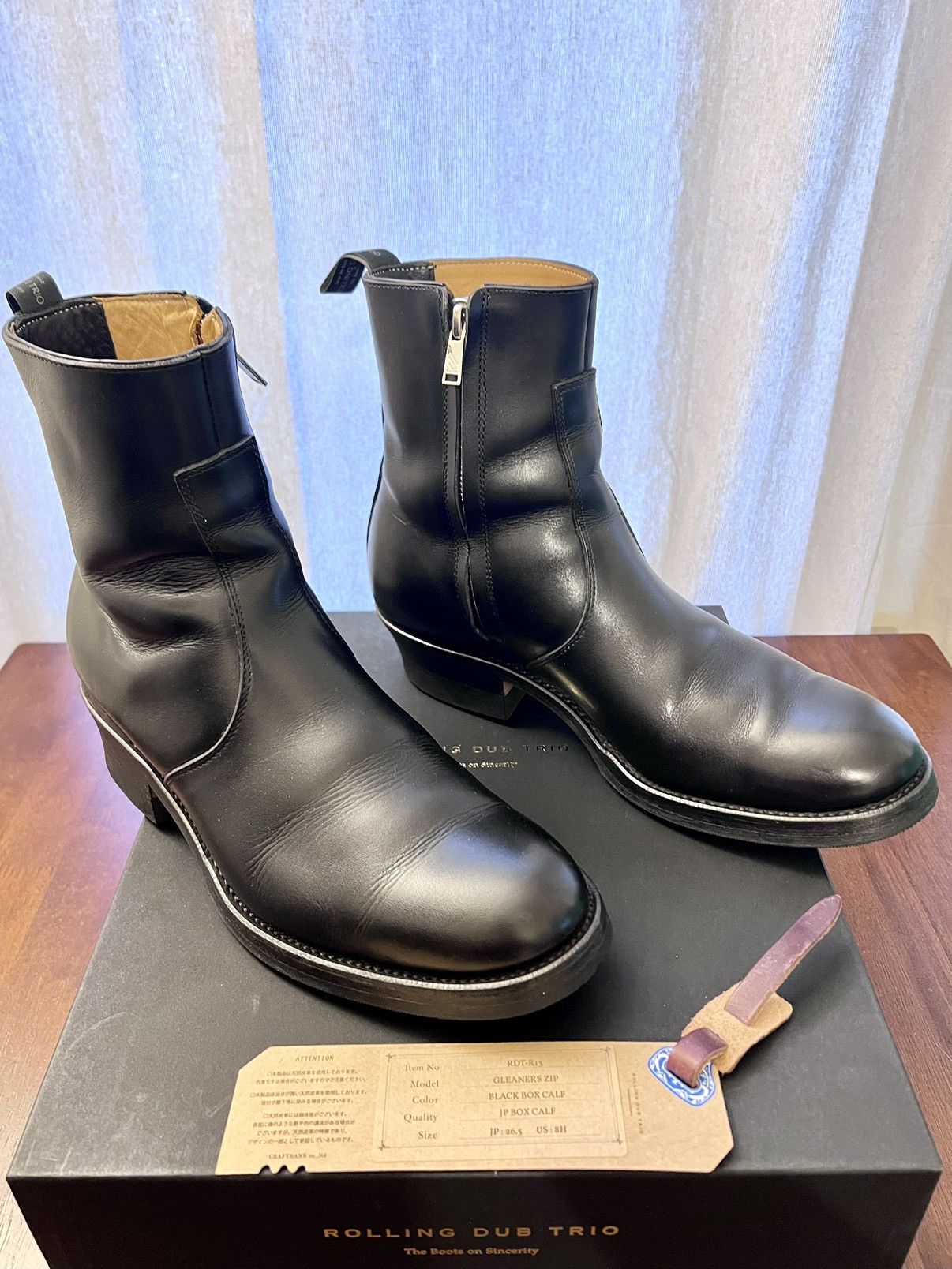 Rolling Dub Trio Gleaners Zip Black Calf | Grailed