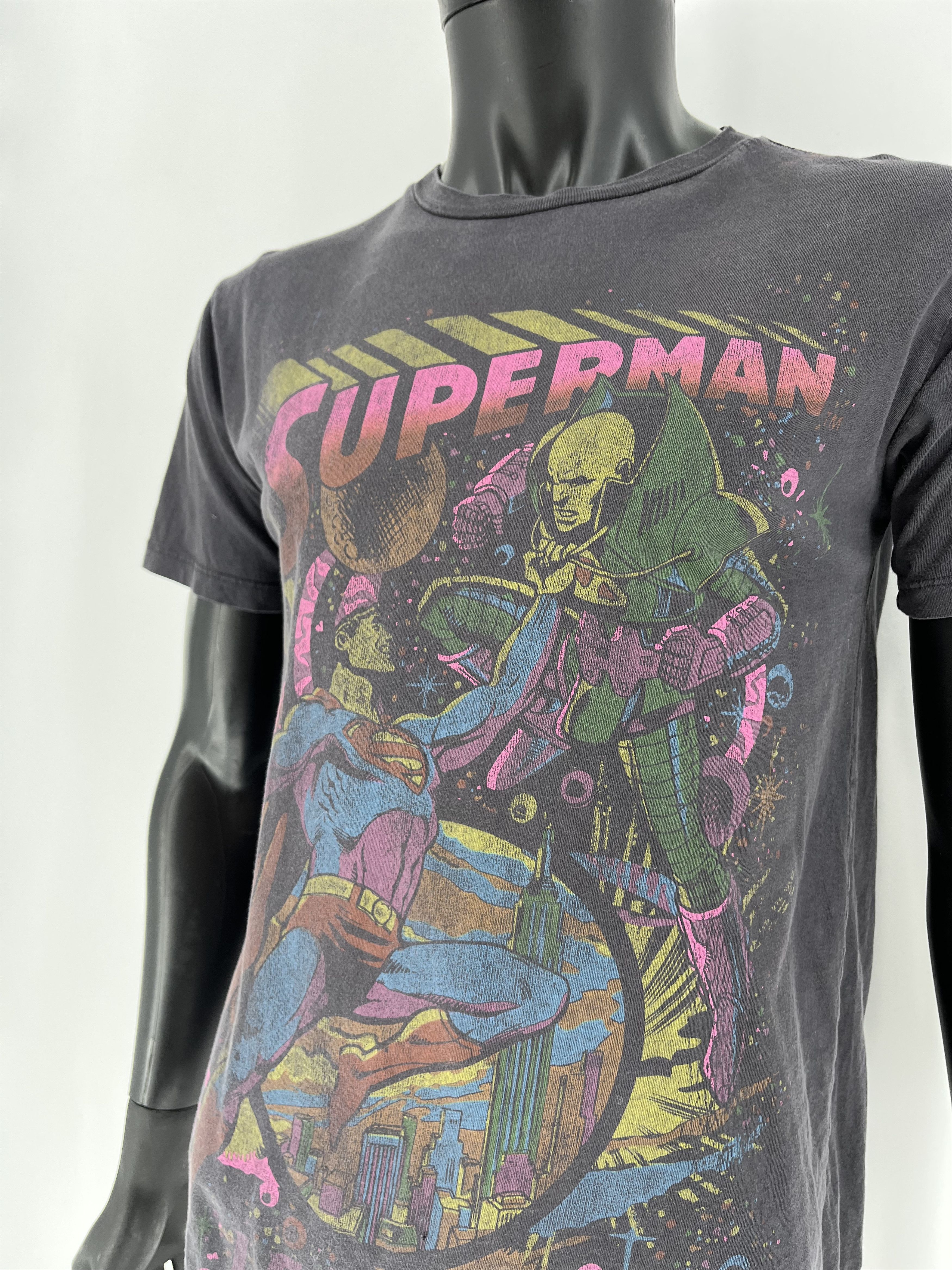DC Comics × Vintage Vintage Superman vs. Lex Luther graphic tee Comics Overprint Size US S / EU 44-46 / 1 - 6 Thumbnail