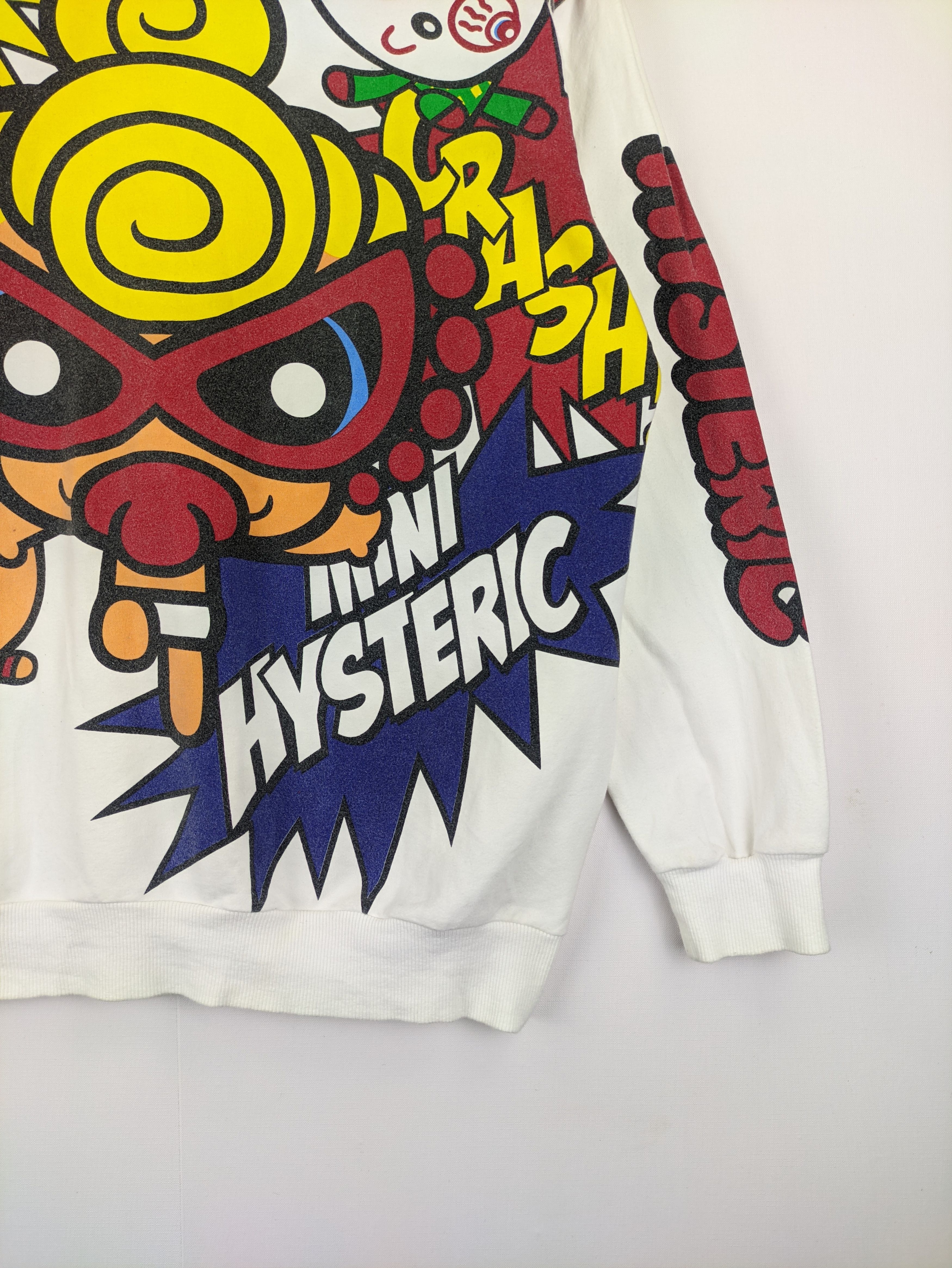 Hysteric Glamour Steals🔥Hysteric Glamour Mini Cropped Sweatshirt Full Print Size M / US 6-8 / IT 42-44 - 6 Thumbnail