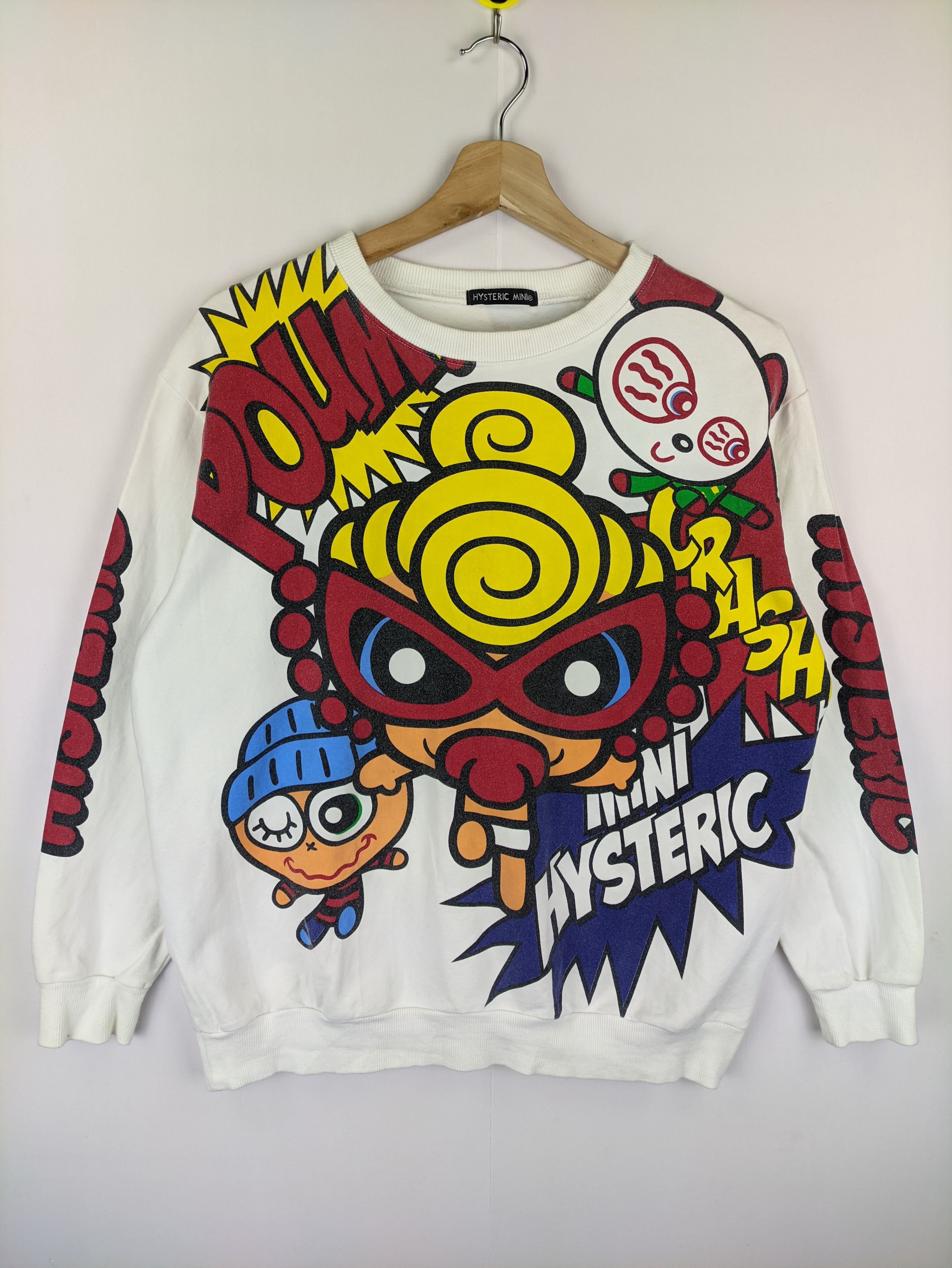 Hysteric Glamour Steals🔥Hysteric Glamour Mini Cropped Sweatshirt Full Print Size M / US 6-8 / IT 42-44 - 9 Thumbnail