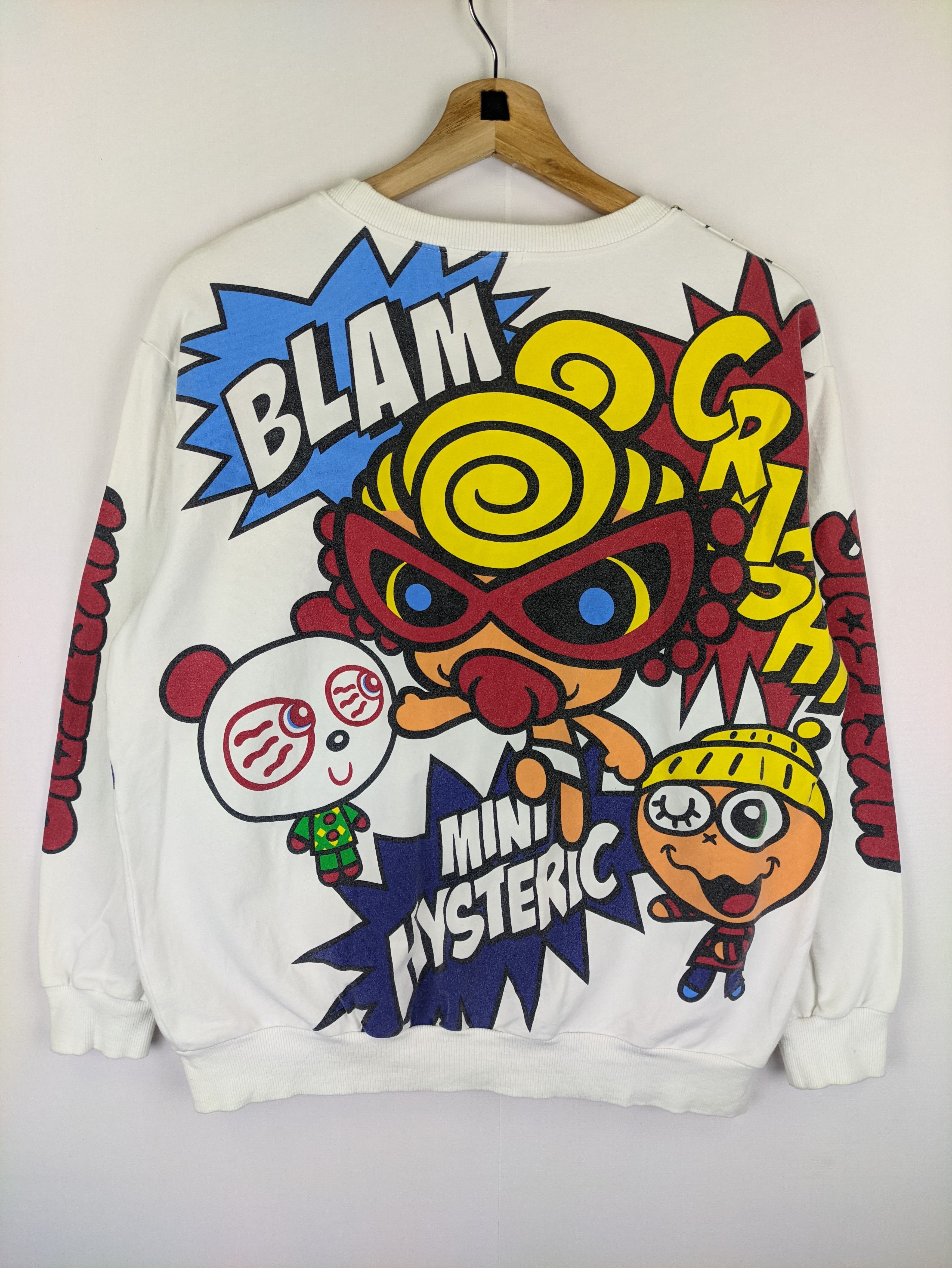 Hysteric Glamour Steals🔥Hysteric Glamour Mini Cropped Sweatshirt Full Print Size M / US 6-8 / IT 42-44 - 2 Thumbnail