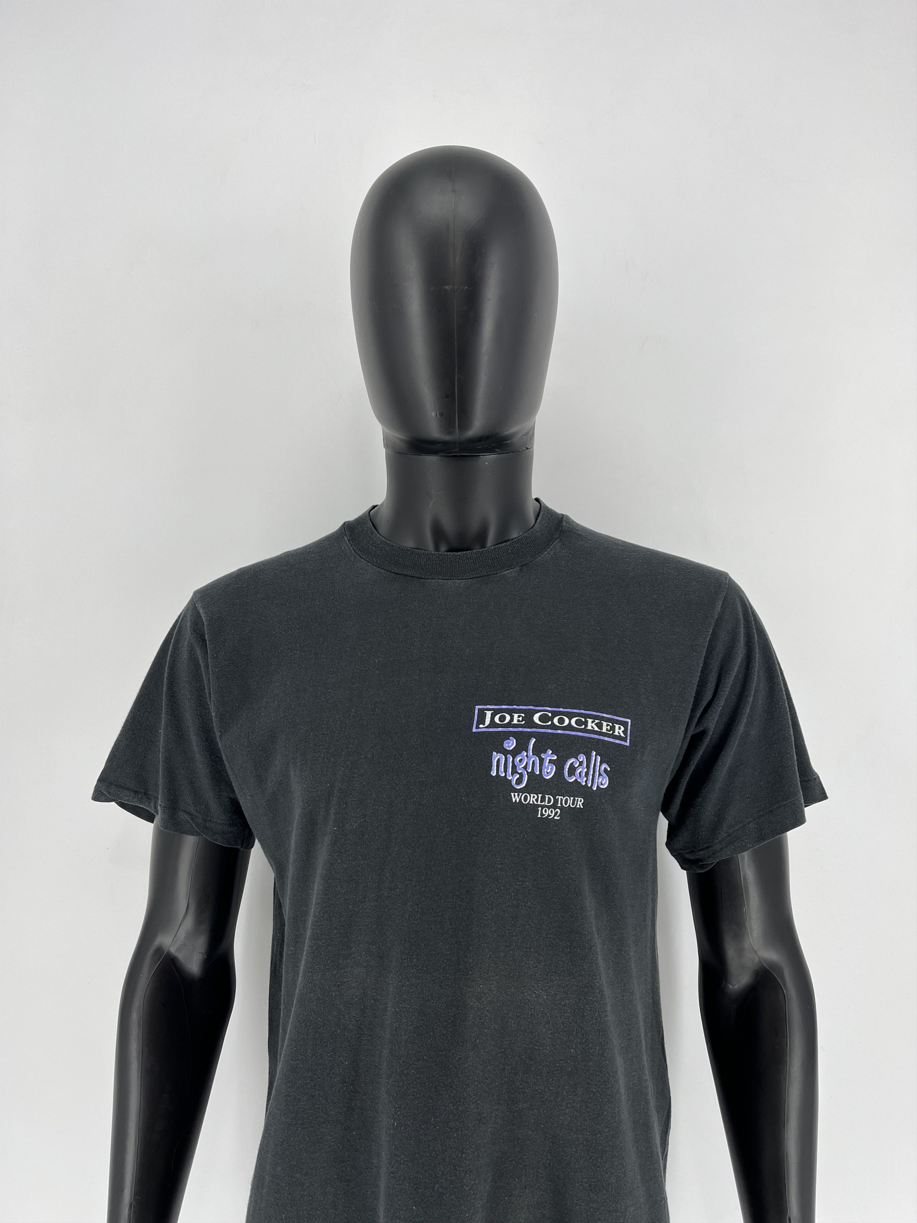 Band Tees Joe Cocker Concert T-Shirt Vintage 1992 Night Calls Single Size US XL / EU 56 / 4 - 1 Thumbnail