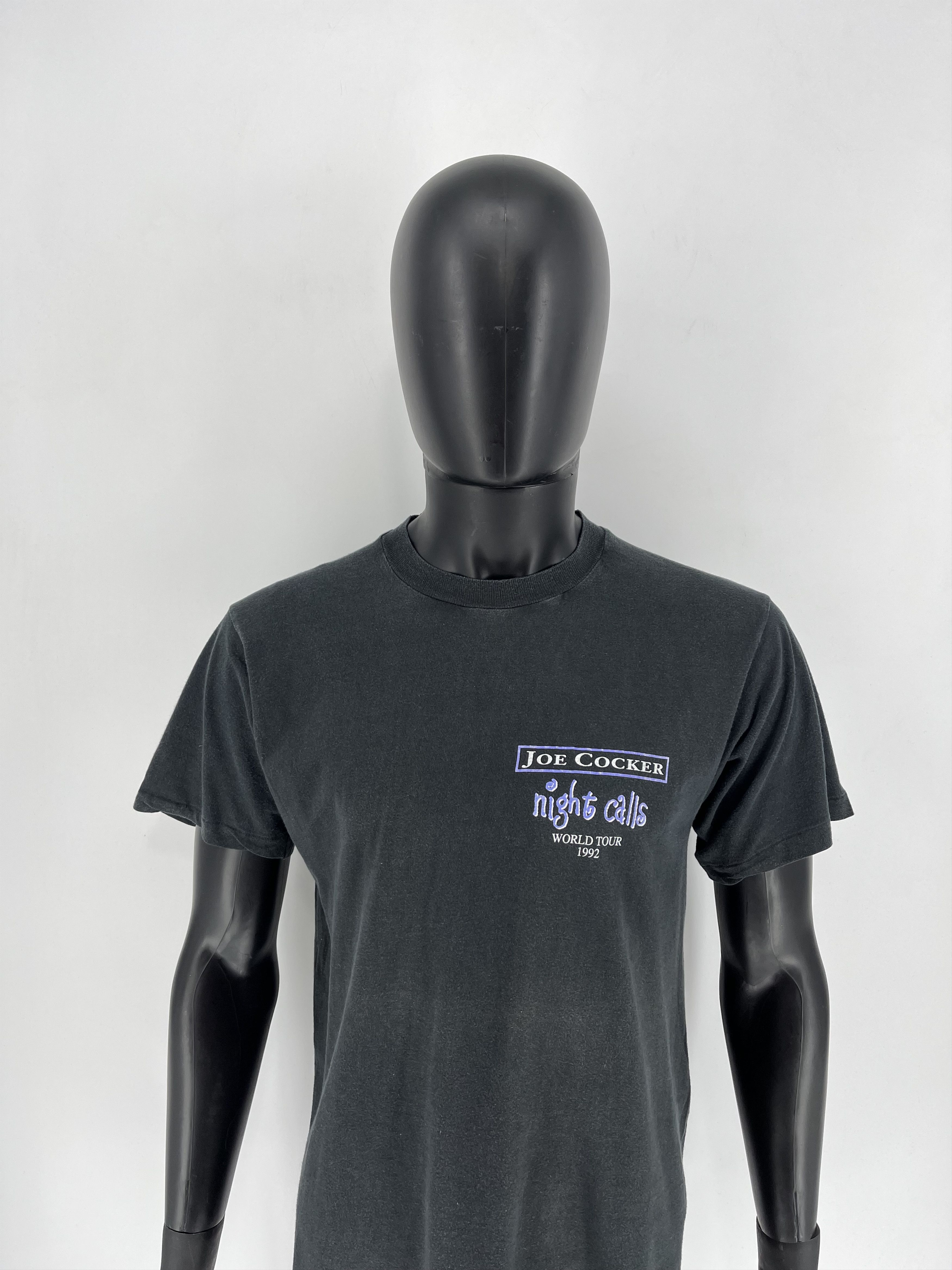 Band Tees Joe Cocker Concert T-Shirt Vintage 1992 Night Calls Single Size US XL / EU 56 / 4 - 5 Thumbnail