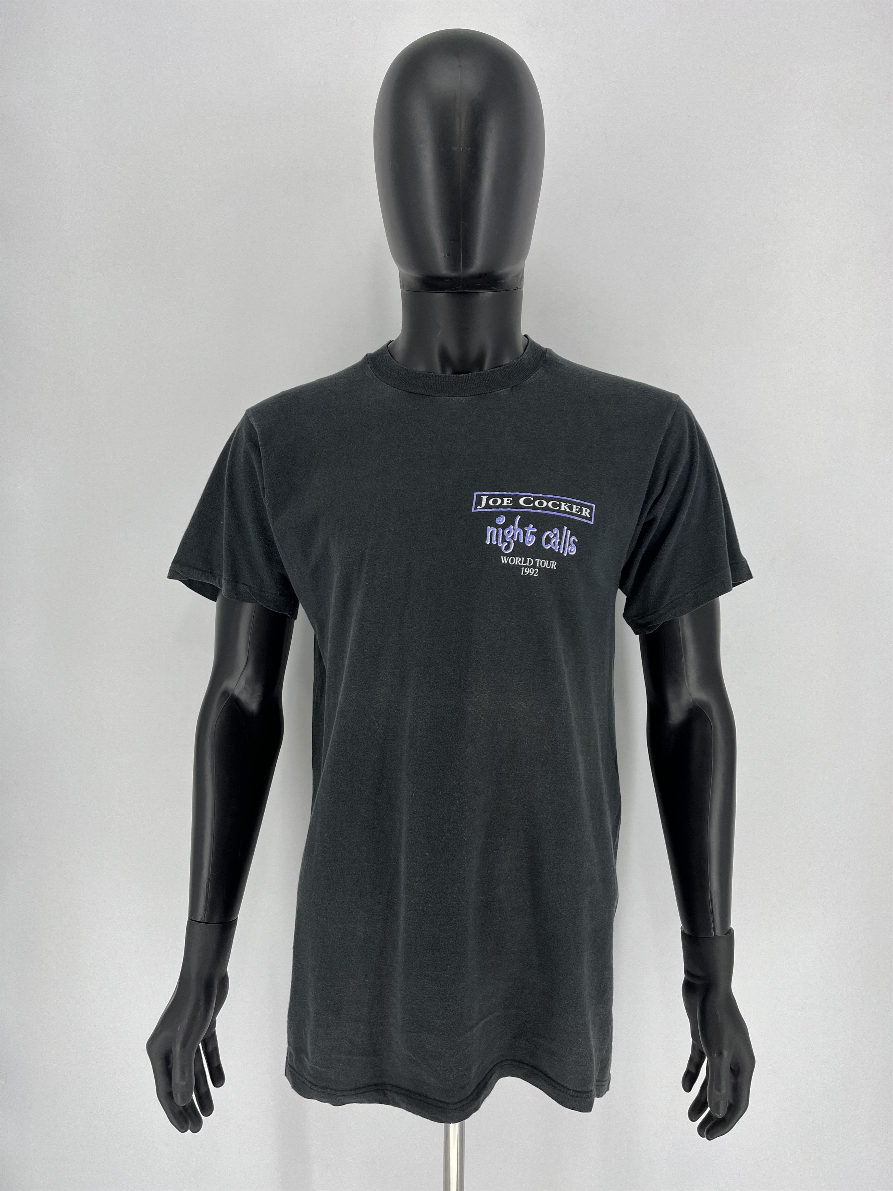Band Tees Joe Cocker Concert T-Shirt Vintage 1992 Night Calls Single Size US XL / EU 56 / 4 - 2 Thumbnail