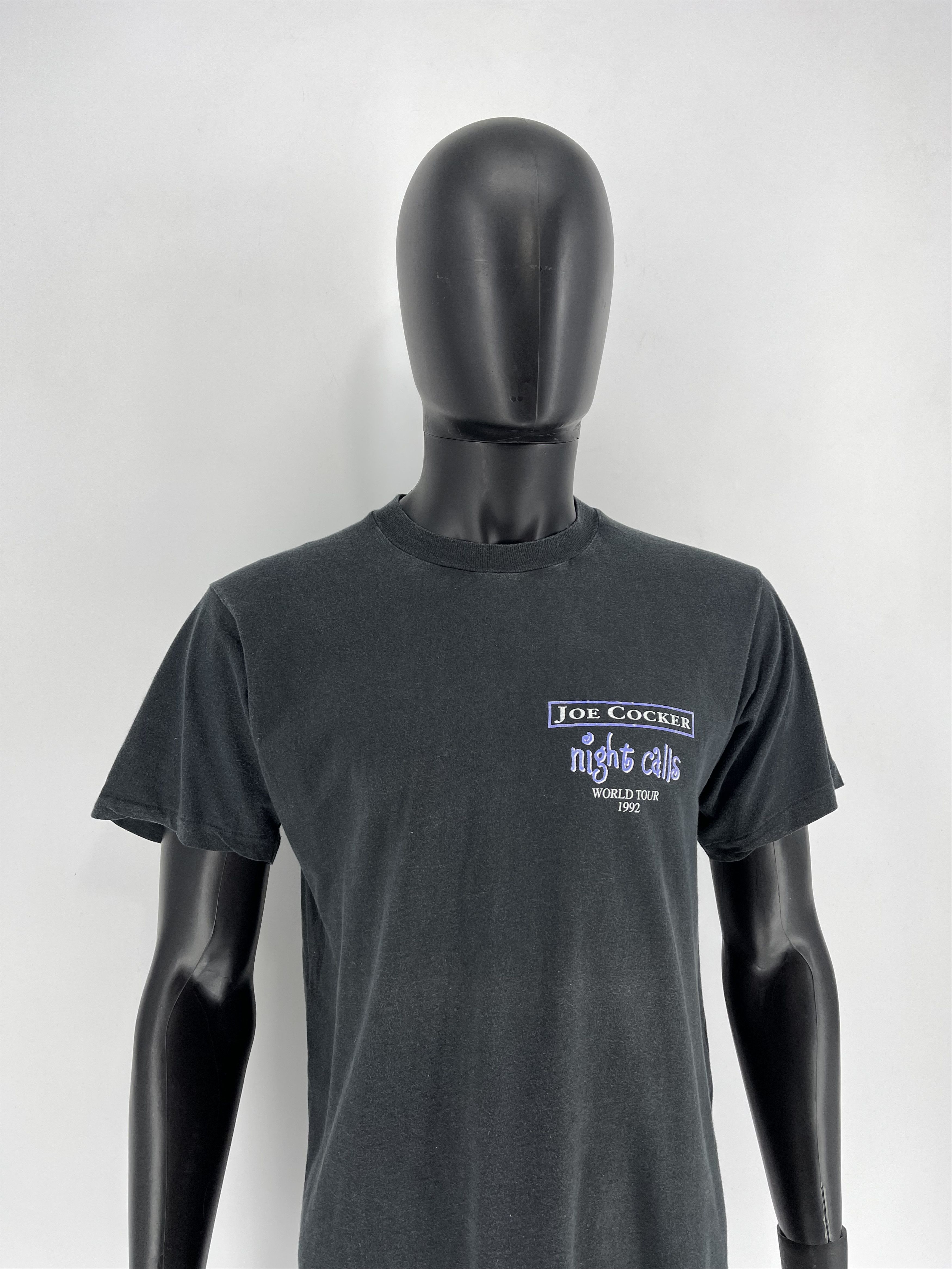 Band Tees Joe Cocker Concert T-Shirt Vintage 1992 Night Calls Single Size US XL / EU 56 / 4 - 3 Thumbnail