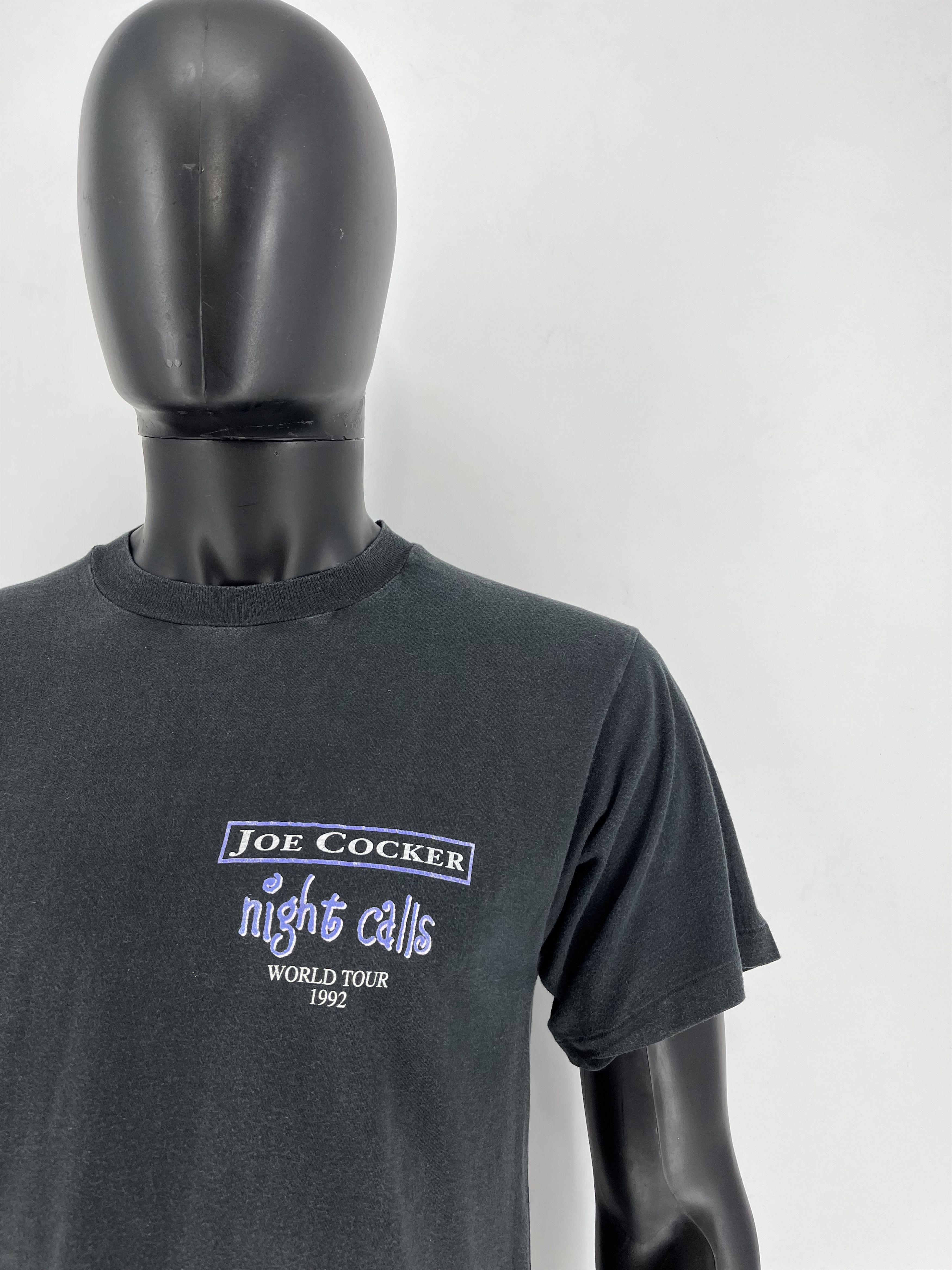 Band Tees Joe Cocker Concert T-Shirt Vintage 1992 Night Calls Single Size US XL / EU 56 / 4 - 7 Thumbnail