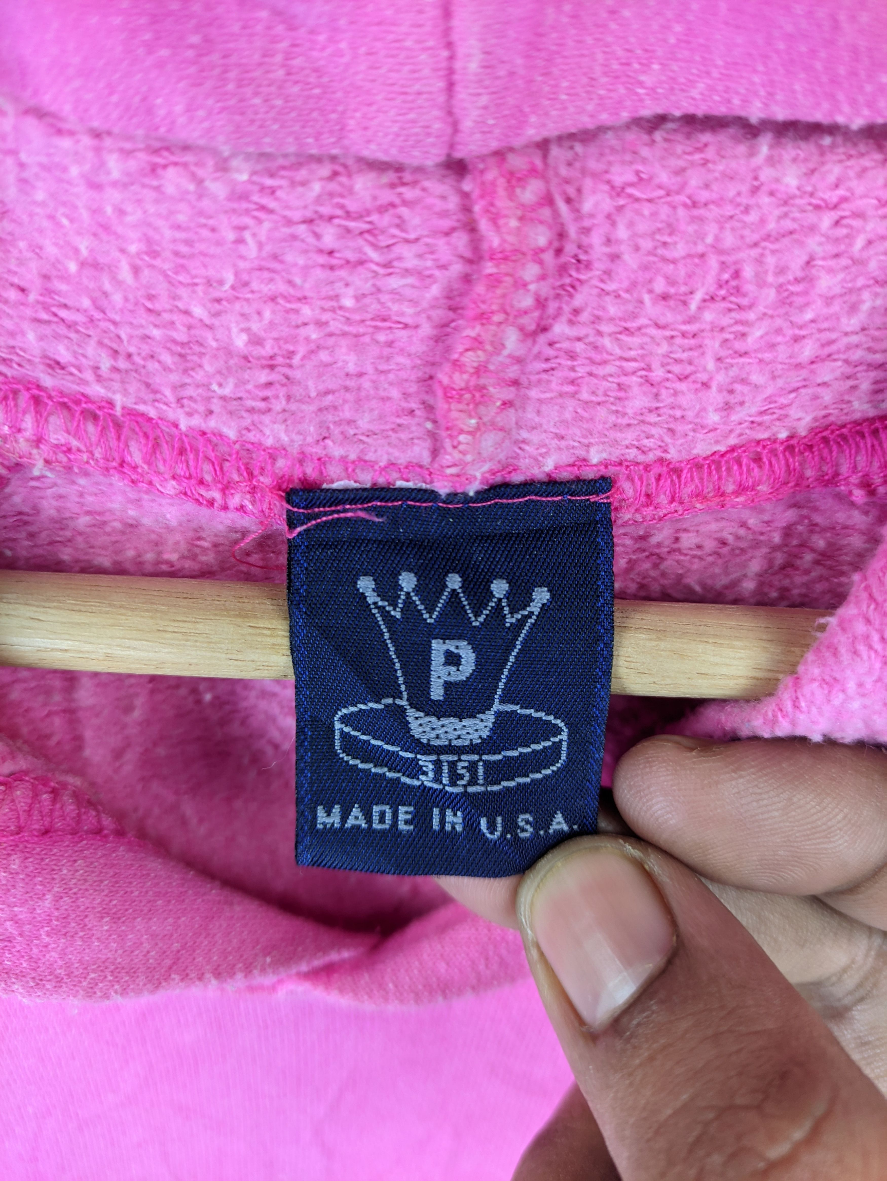 Vintage Steals🔥Vintage Hoodie Clover Shape by P5151 Pink Size M / US 6-8 / IT 42-44 - 3 Thumbnail