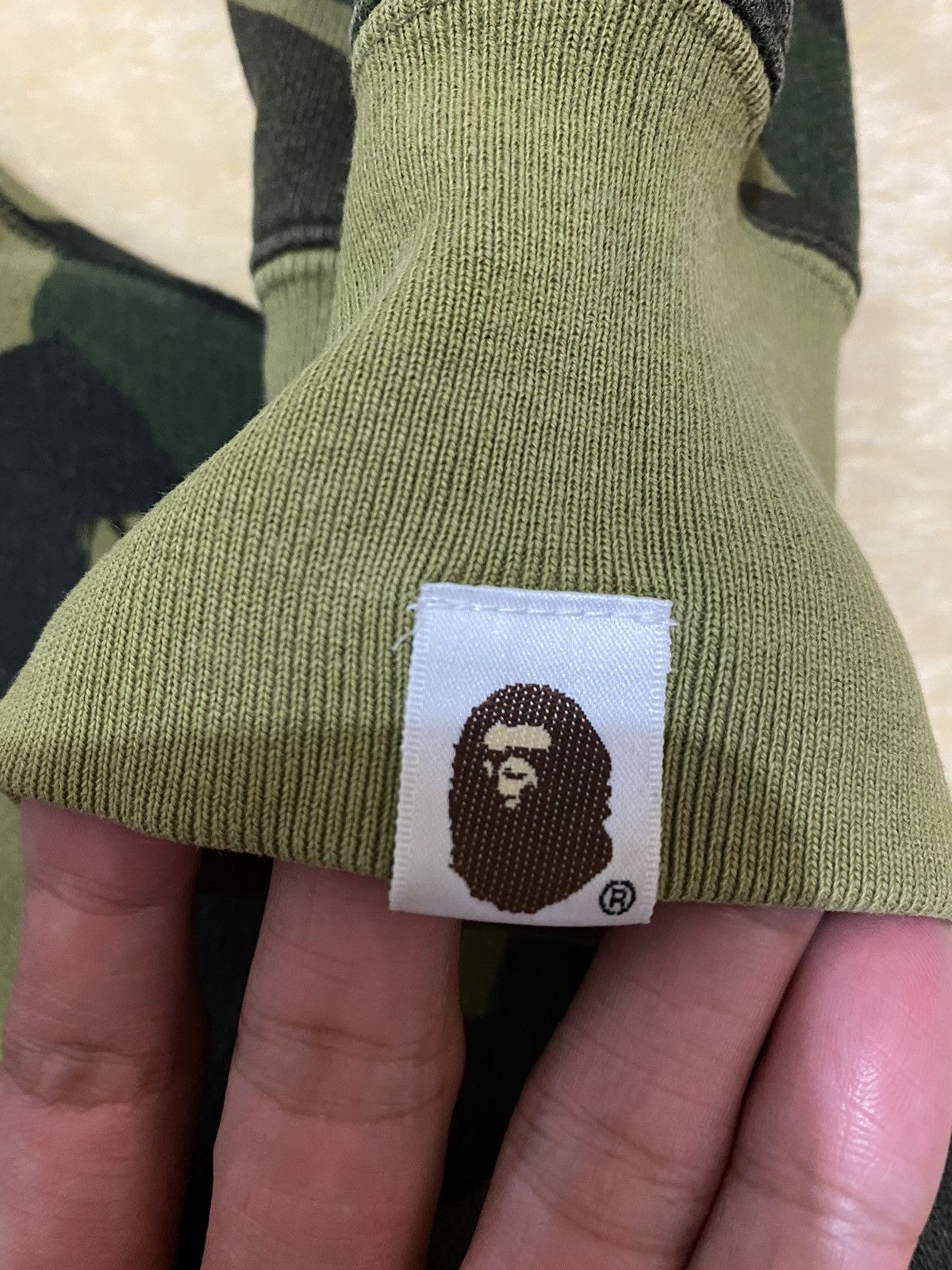 Bape 1st Camo Half College Logo Crewneck Size US XL / EU 56 / 4 - 5 Thumbnail