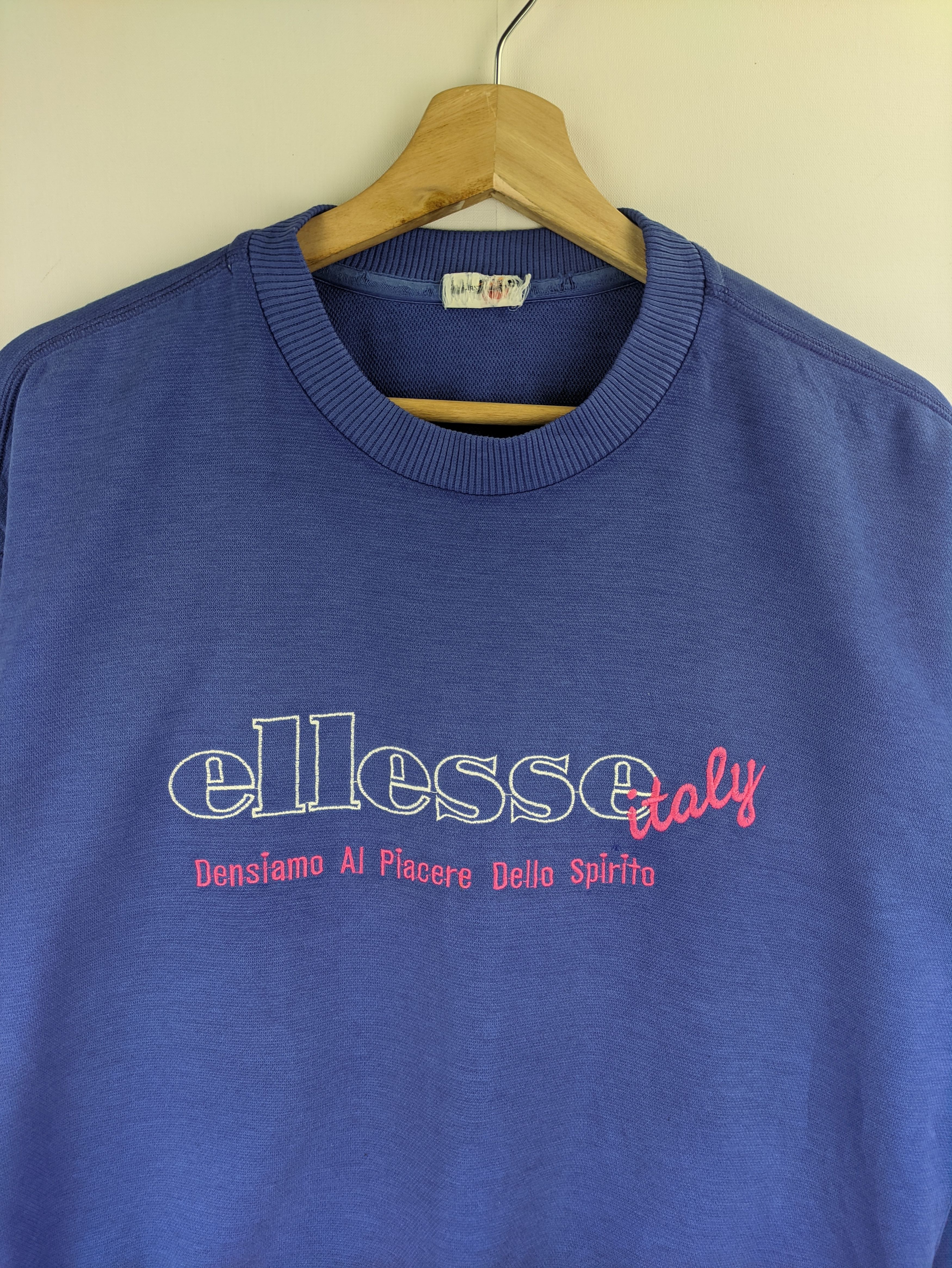 Ellesse Steals🔥Vintage Cropped Sweatshirt by Ellesse Size M / US 6-8 / IT 42-44 - 6 Thumbnail