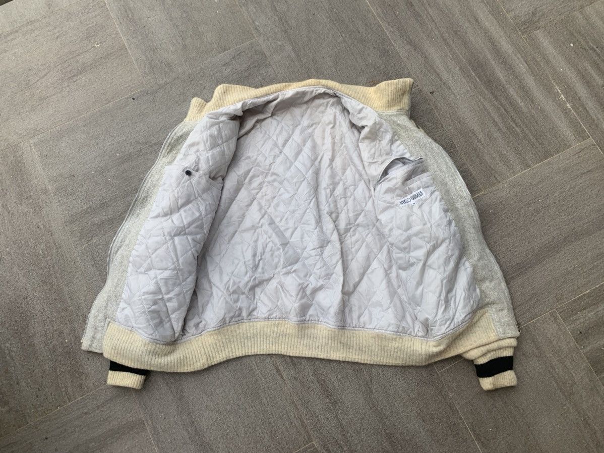 Japanese Brand Vintage Angelo Garbasus Wool Bomber Jacket Size US M / EU 48-50 / 2 - 7 Thumbnail