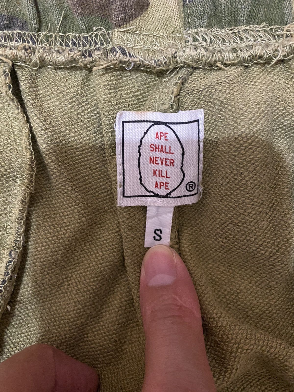 Vintage Woodland Camo Cargo Sweat Pants Size US 30 / EU 46 - 4 Thumbnail