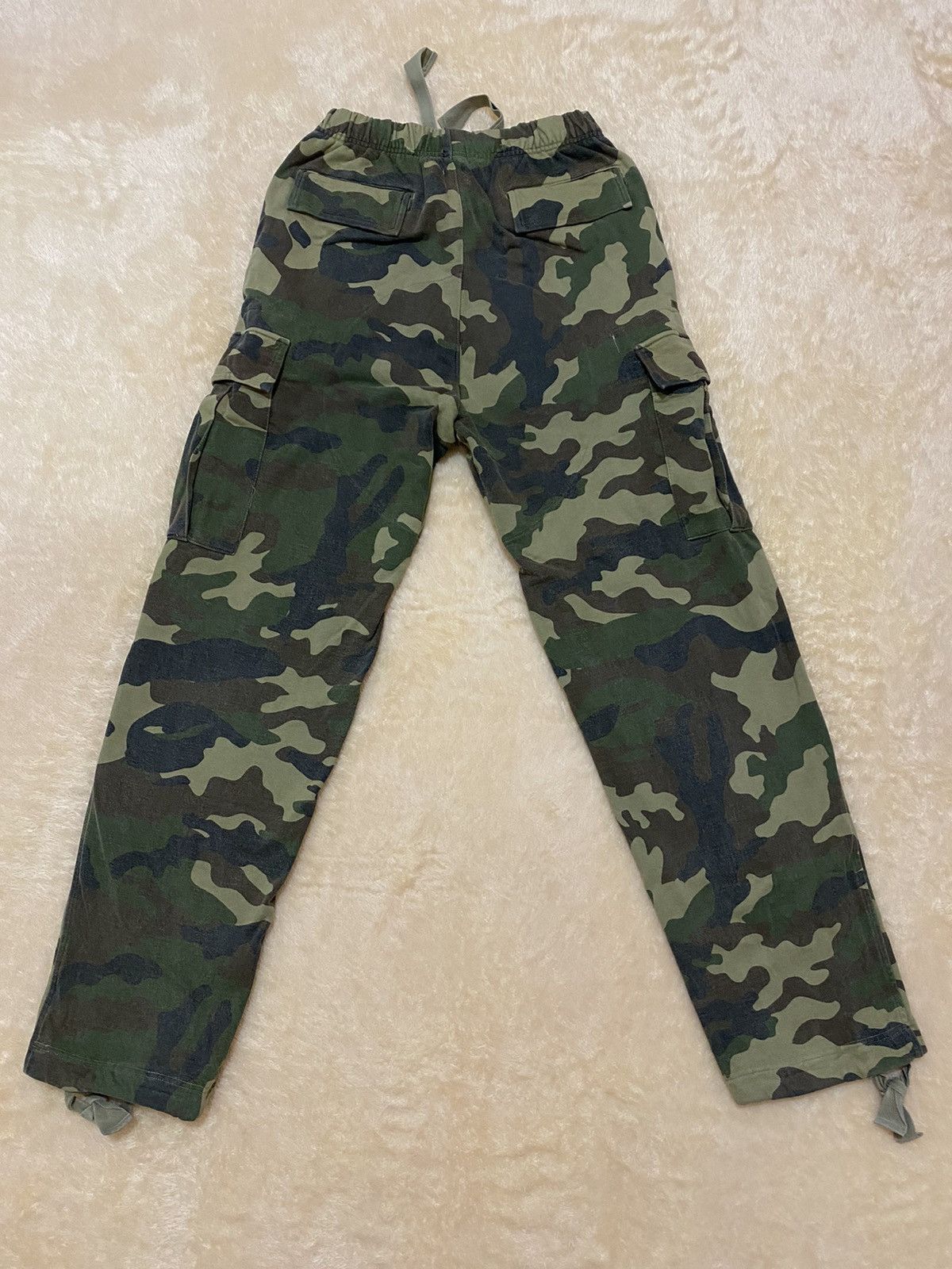 Vintage Woodland Camo Cargo Sweat Pants Size US 30 / EU 46 - 2 Thumbnail