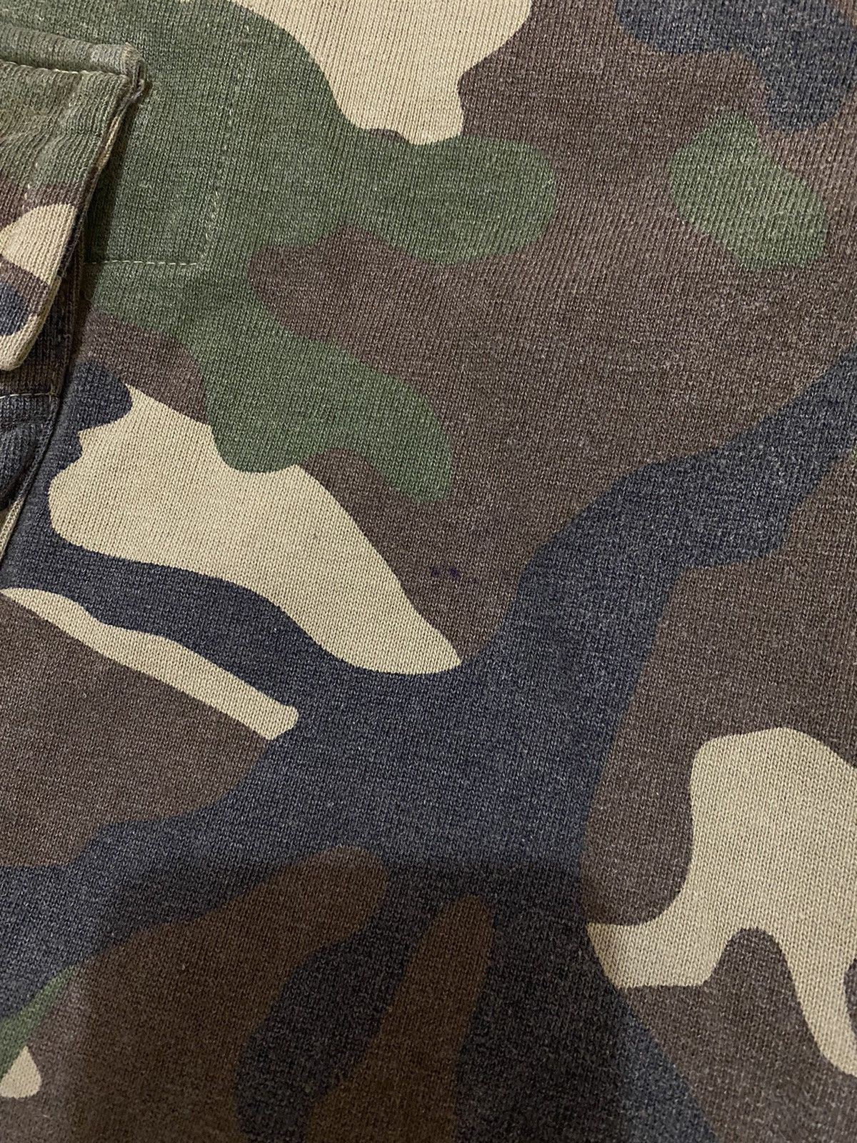 Vintage Woodland Camo Cargo Sweat Pants Size US 30 / EU 46 - 8 Thumbnail