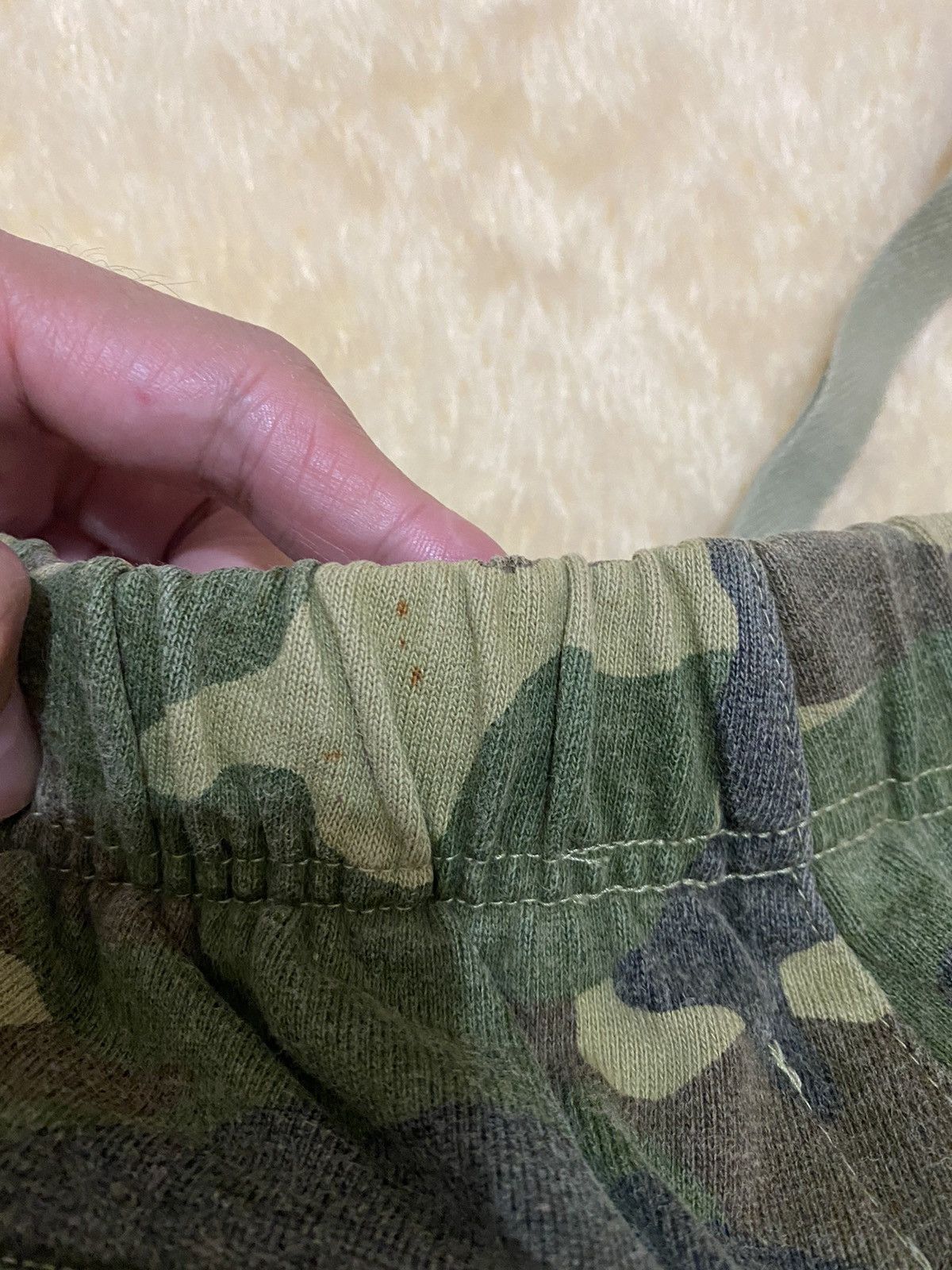 Vintage Woodland Camo Cargo Sweat Pants Size US 30 / EU 46 - 7 Thumbnail