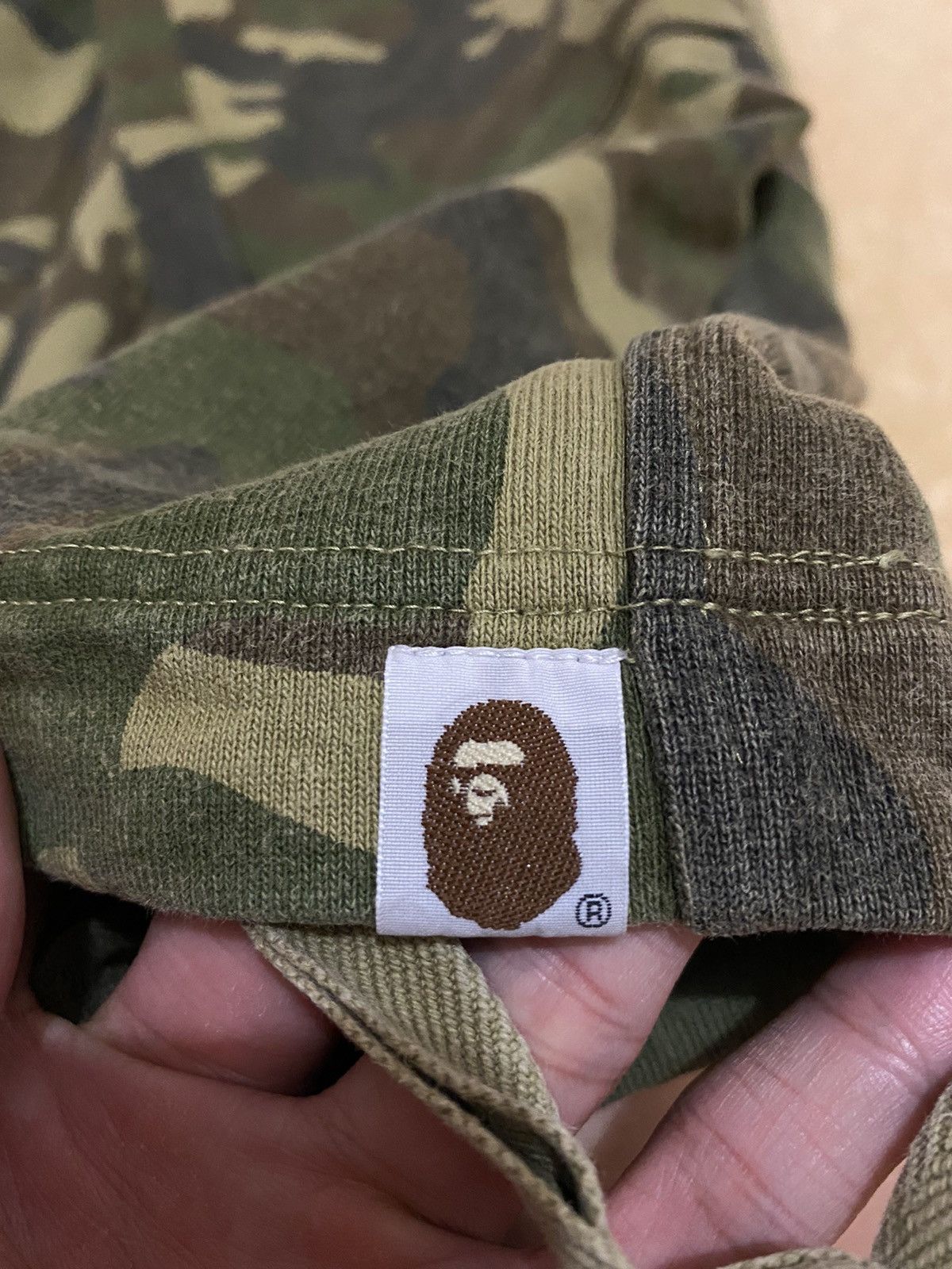 Vintage Woodland Camo Cargo Sweat Pants Size US 30 / EU 46 - 6 Thumbnail