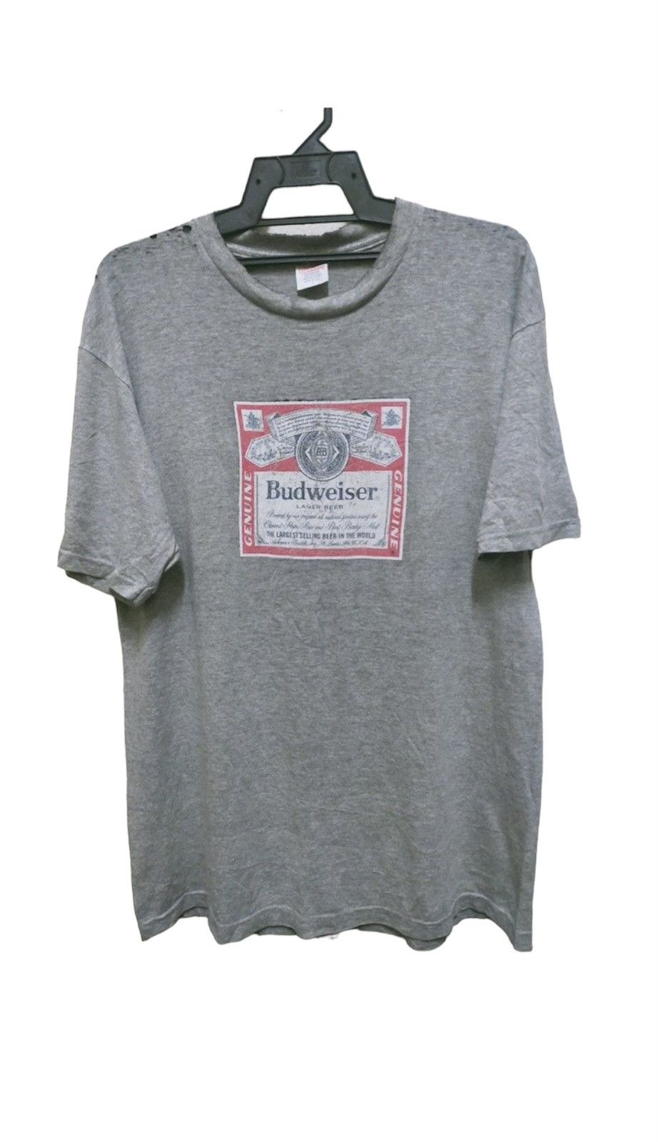 HOLLY GRAIL VINTAGE SS 09 SUPREME BUDWEISER DISTRESSED