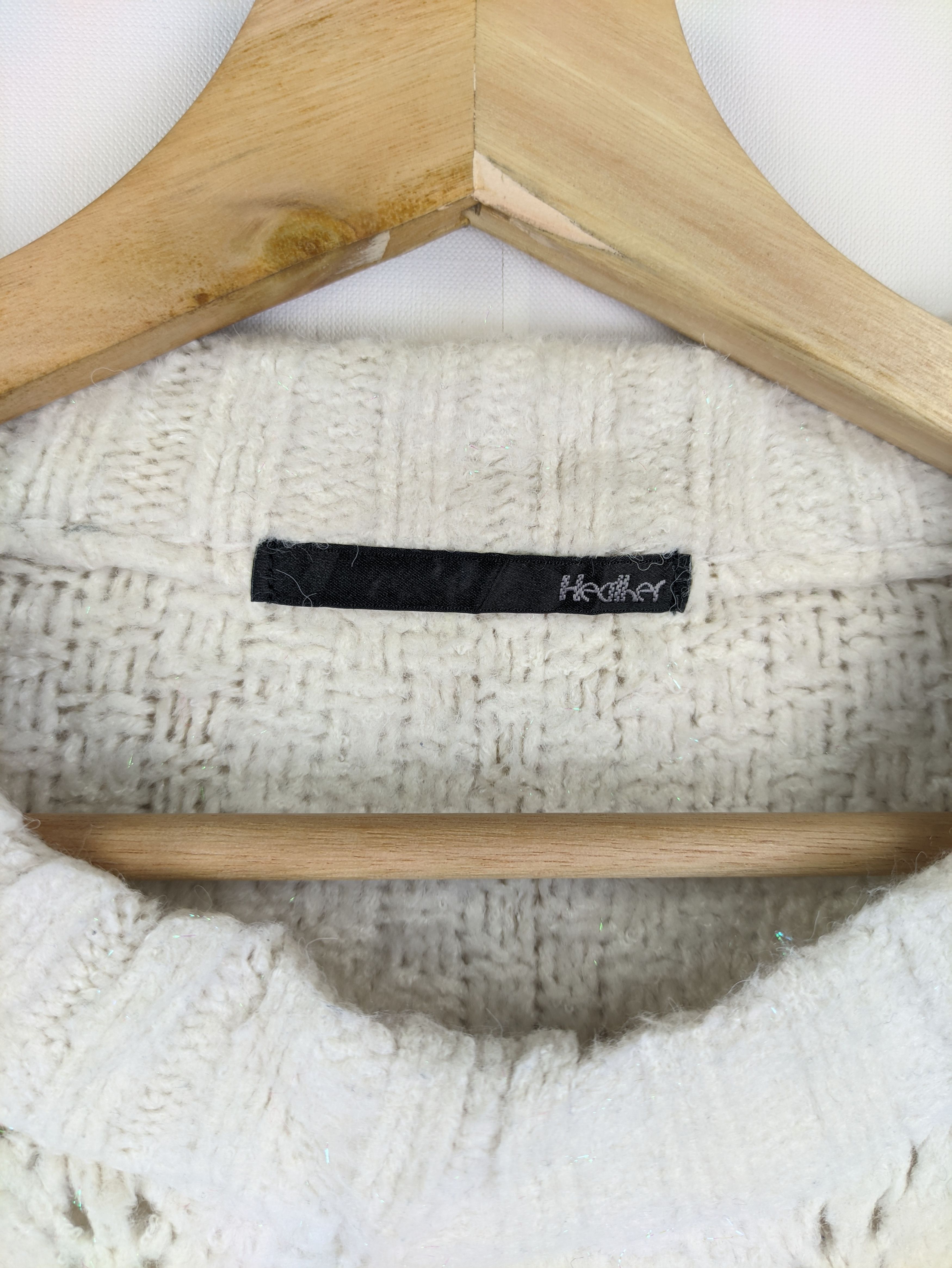 Japanese Brand Steals🔥Cable Knit Sweater by Heater Size M / US 6-8 / IT 42-44 - 3 Thumbnail