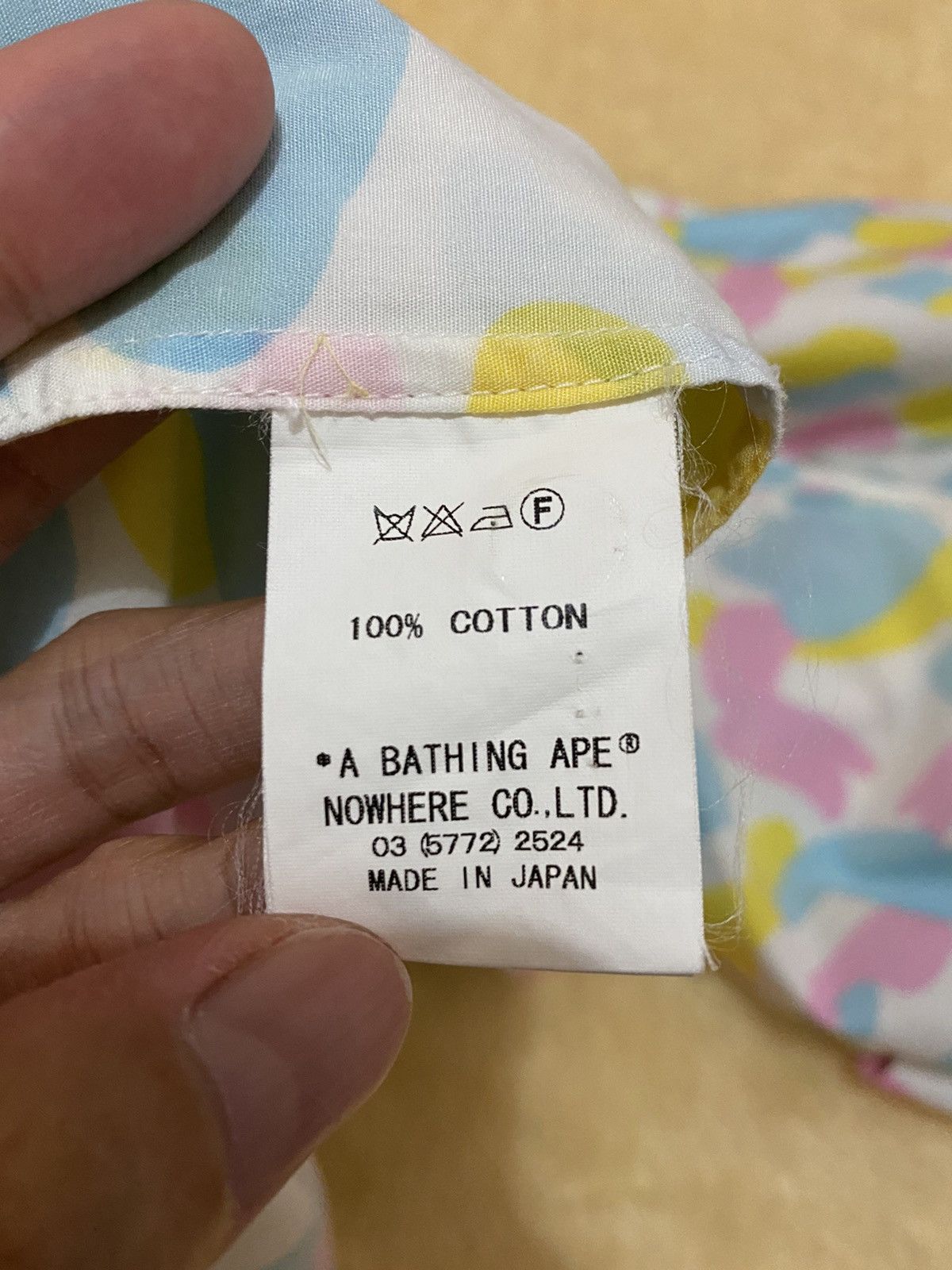 Bape Cotton Candy One Point Button Up Shirt Size US L / EU 52-54 / 3 - 5 Thumbnail
