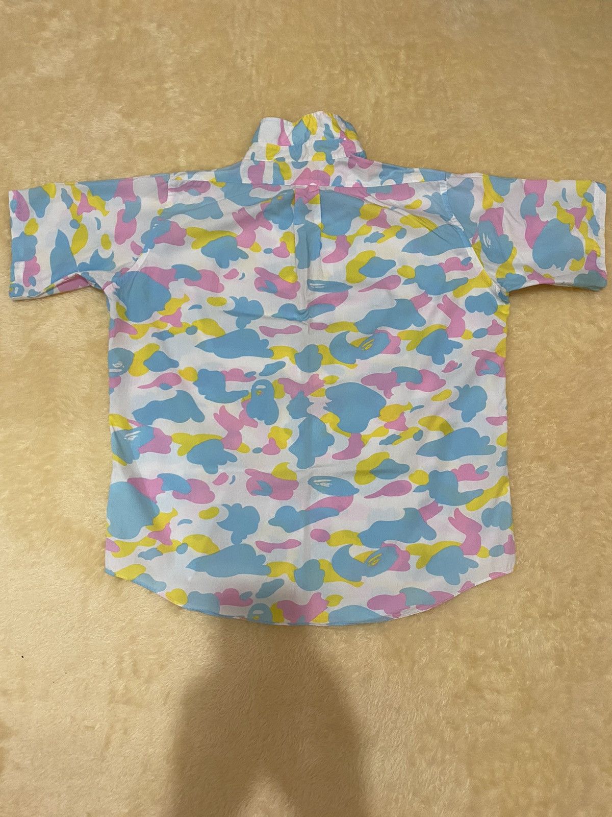 Bape Cotton Candy One Point Button Up Shirt Size US L / EU 52-54 / 3 - 3 Thumbnail