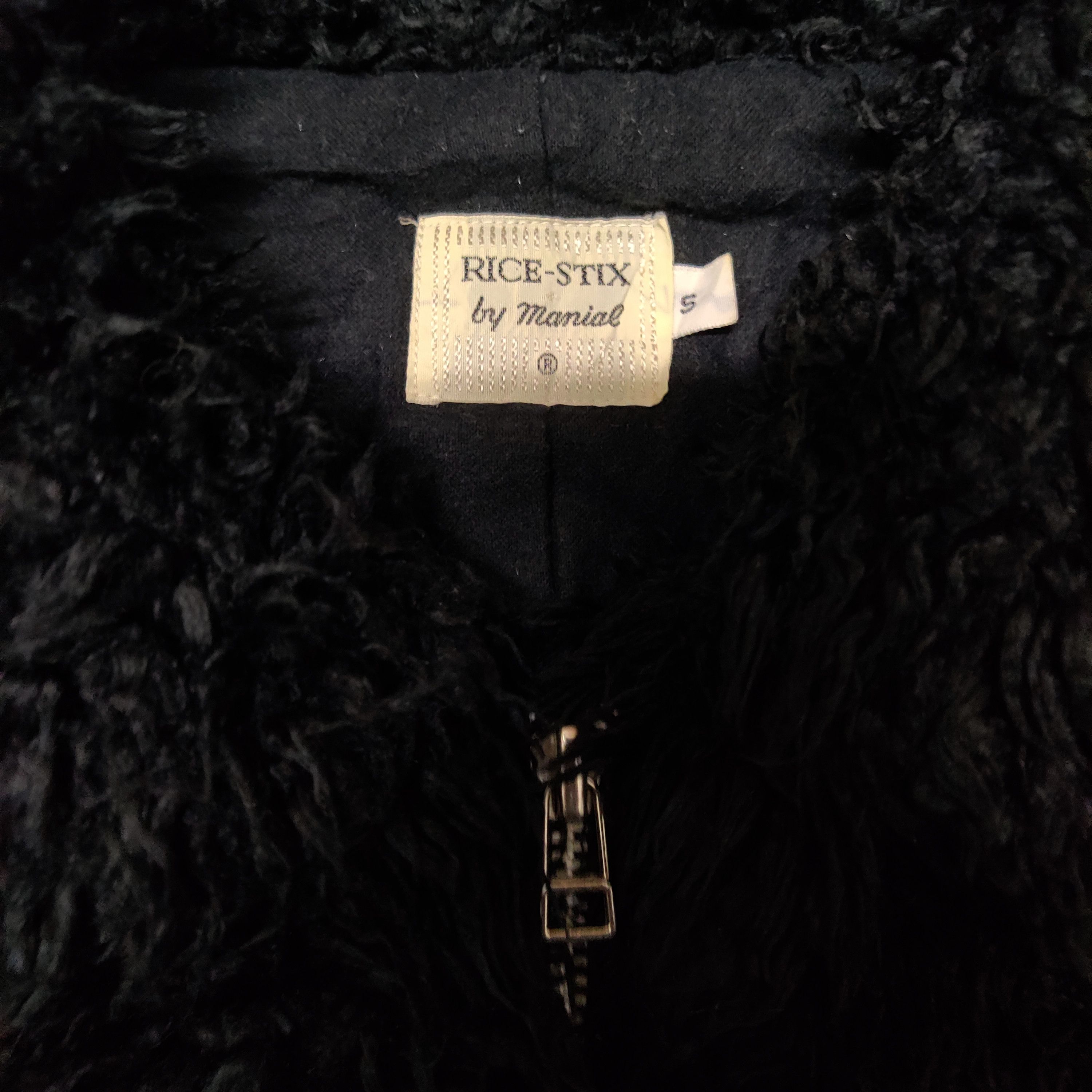 Japanese Brand Vintage Japanese Brand Rice-Stix by Manial Faux Fur Zip Up Size S / US 4 / IT 40 - 6 Thumbnail