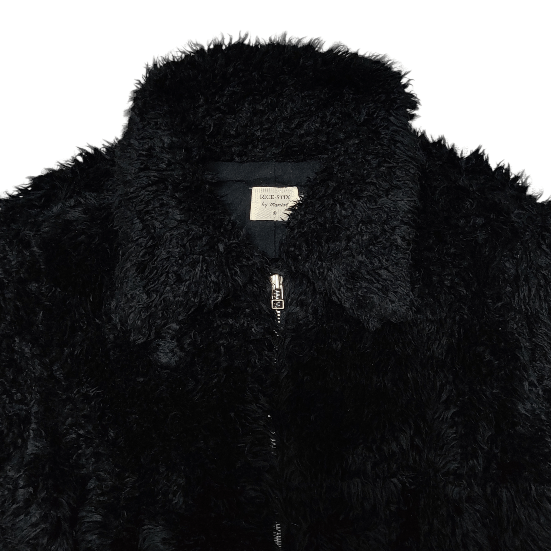 Japanese Brand Vintage Japanese Brand Rice-Stix by Manial Faux Fur Zip Up Size S / US 4 / IT 40 - 2 Thumbnail